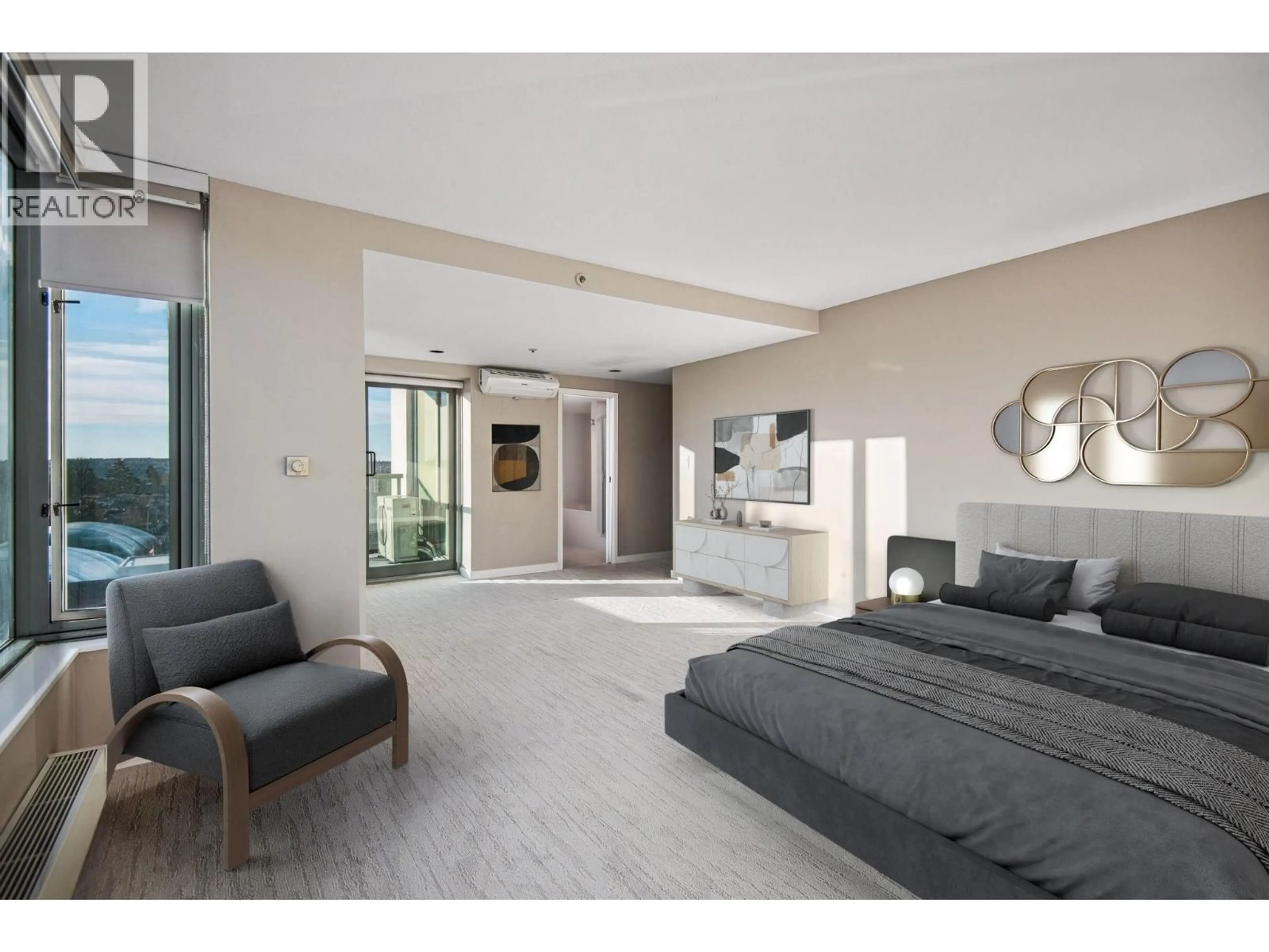 Living room with furniture, unknown for 901 - 1550 15TH STREET, Vancouver British Columbia V6G5J3