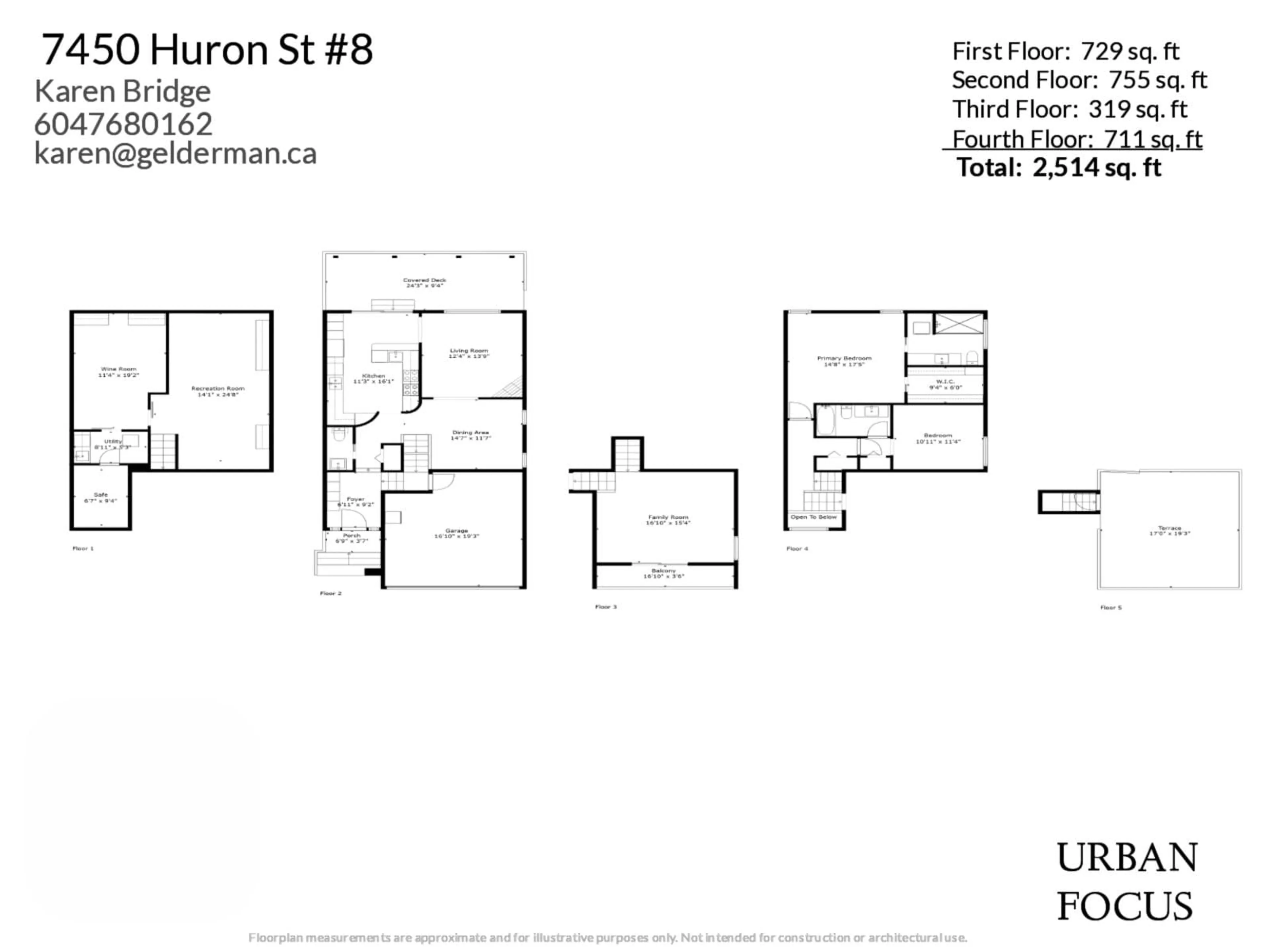 Floor plan for 8 - 7450 HURON STREET, Chilliwack British Columbia V2R5K8