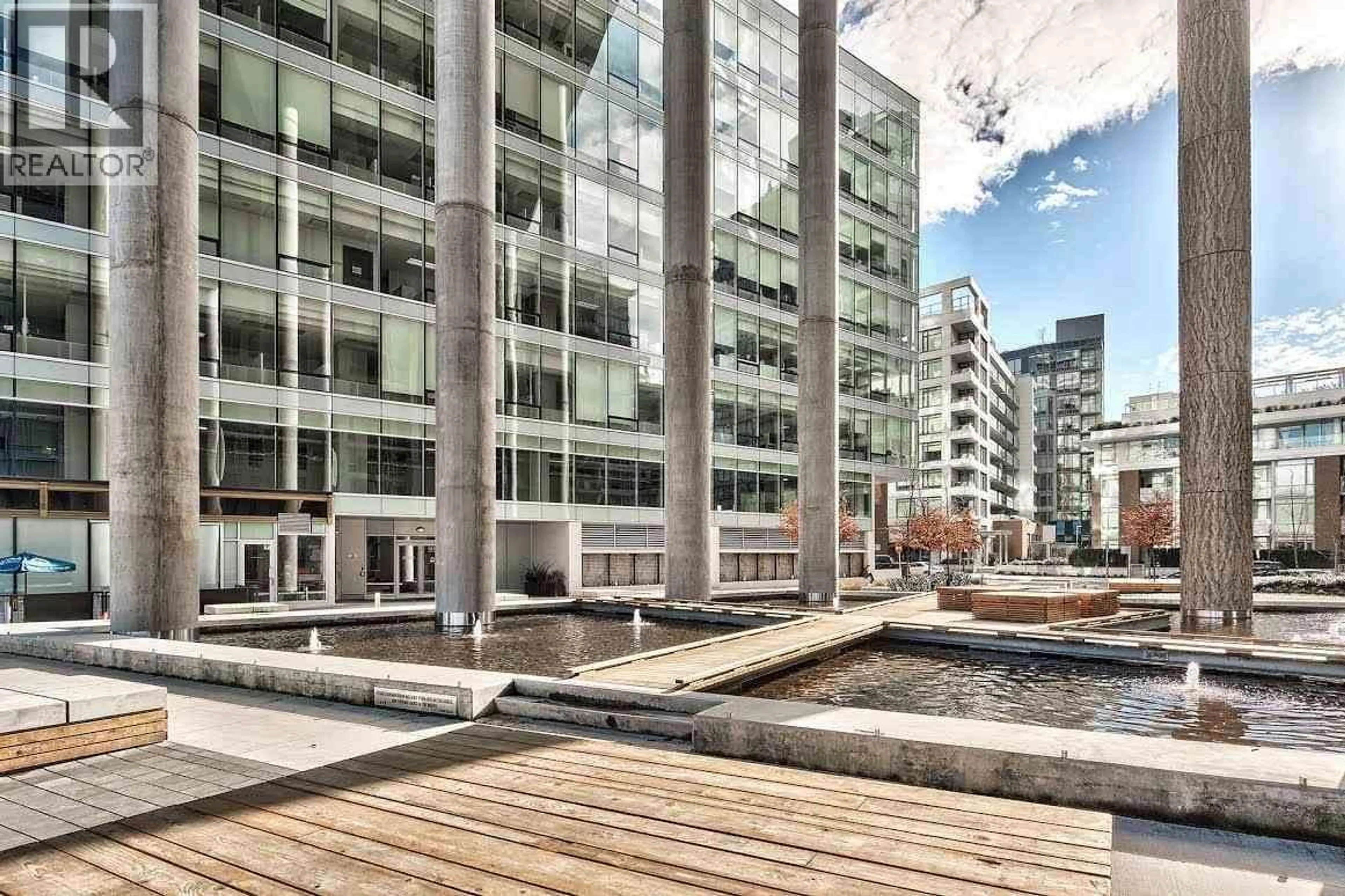 Patio, city buildings view from balcony for 2101 - 1618 QUEBEC STREET, Vancouver British Columbia V6A0C5