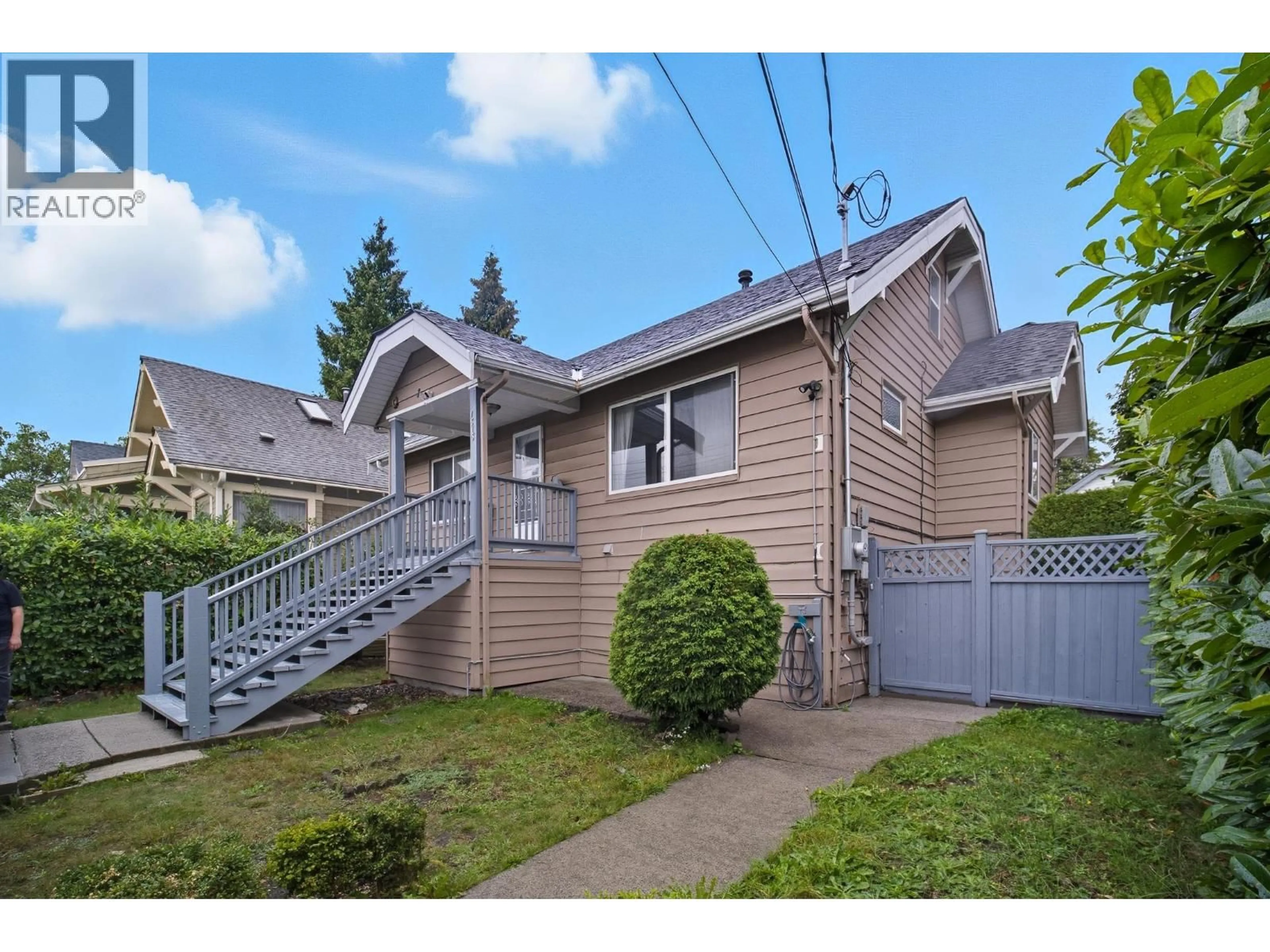 Home with vinyl exterior material, street for 1515 EIGHTH AVENUE, New Westminster British Columbia V3M2S5