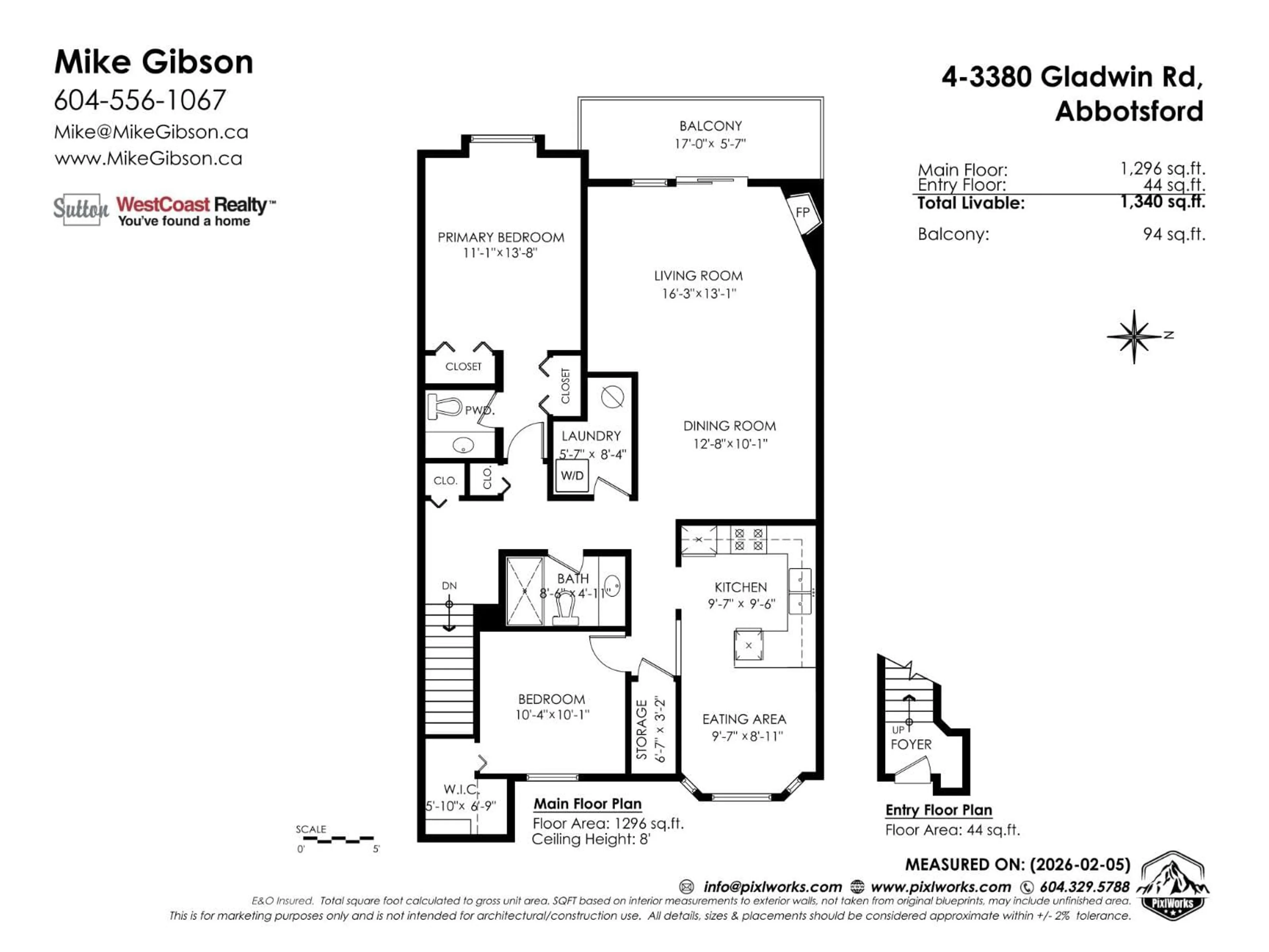 Floor plan for 4 - 3380 GLADWIN ROAD, Abbotsford British Columbia V2S7G1