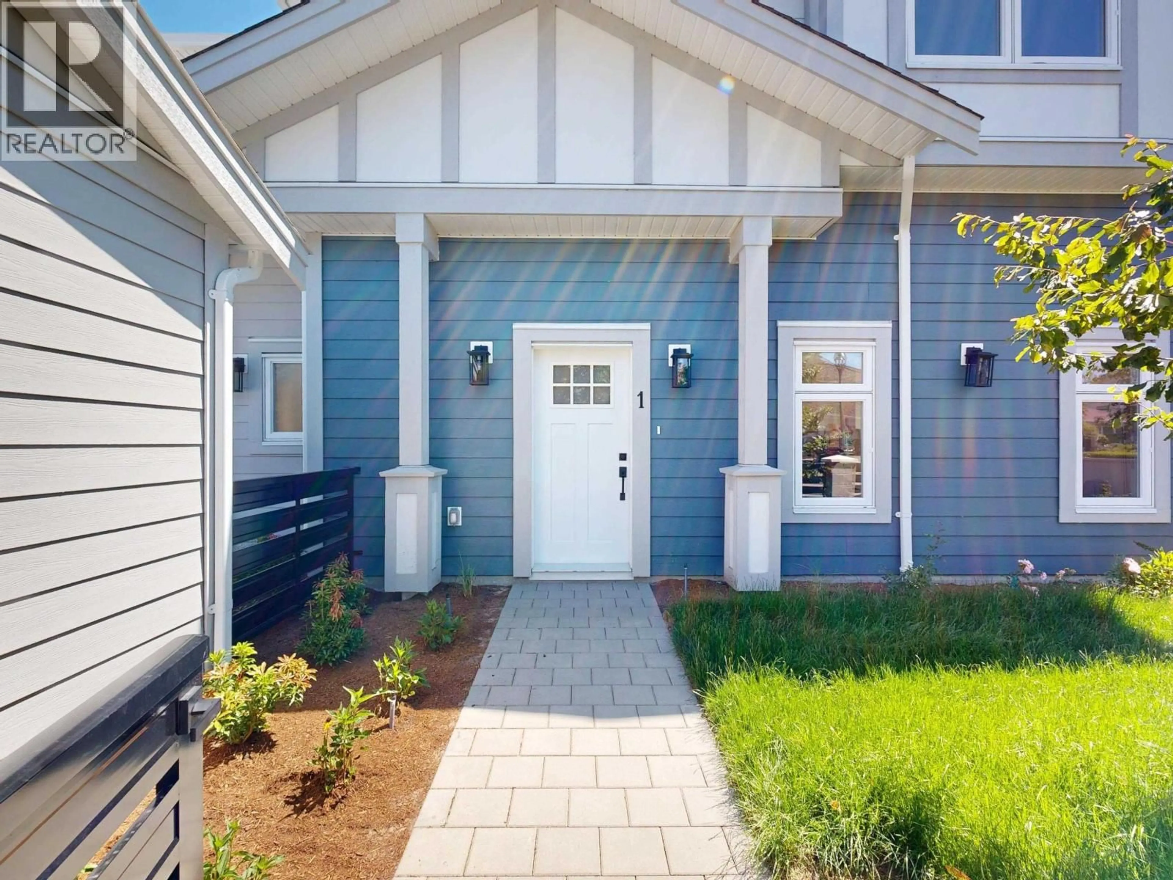 Home with vinyl exterior material, street for 1 - 7100 ASH STREET, Richmond British Columbia V6Y0N4