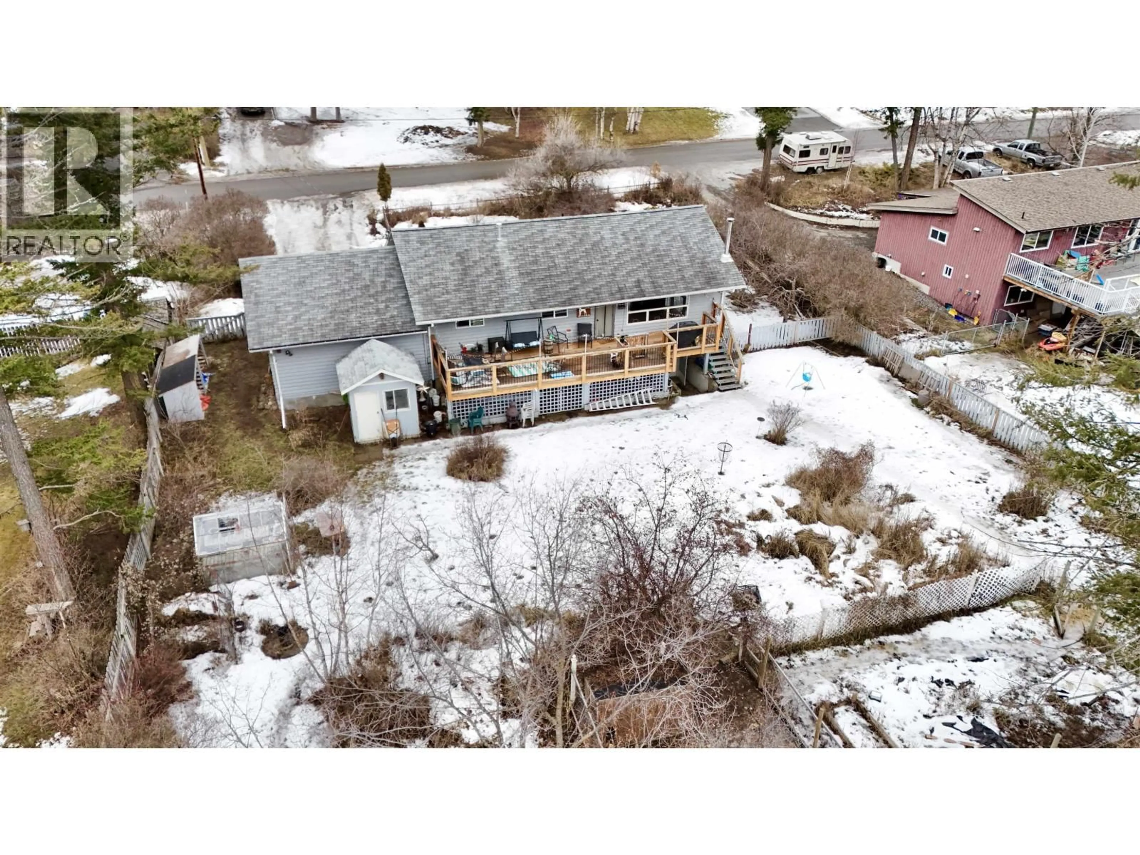 A pic from outside/outdoor area/front of a property/back of a property/a pic from drone, building for 2112 KINGLET ROAD, Williams Lake British Columbia V2G5G3