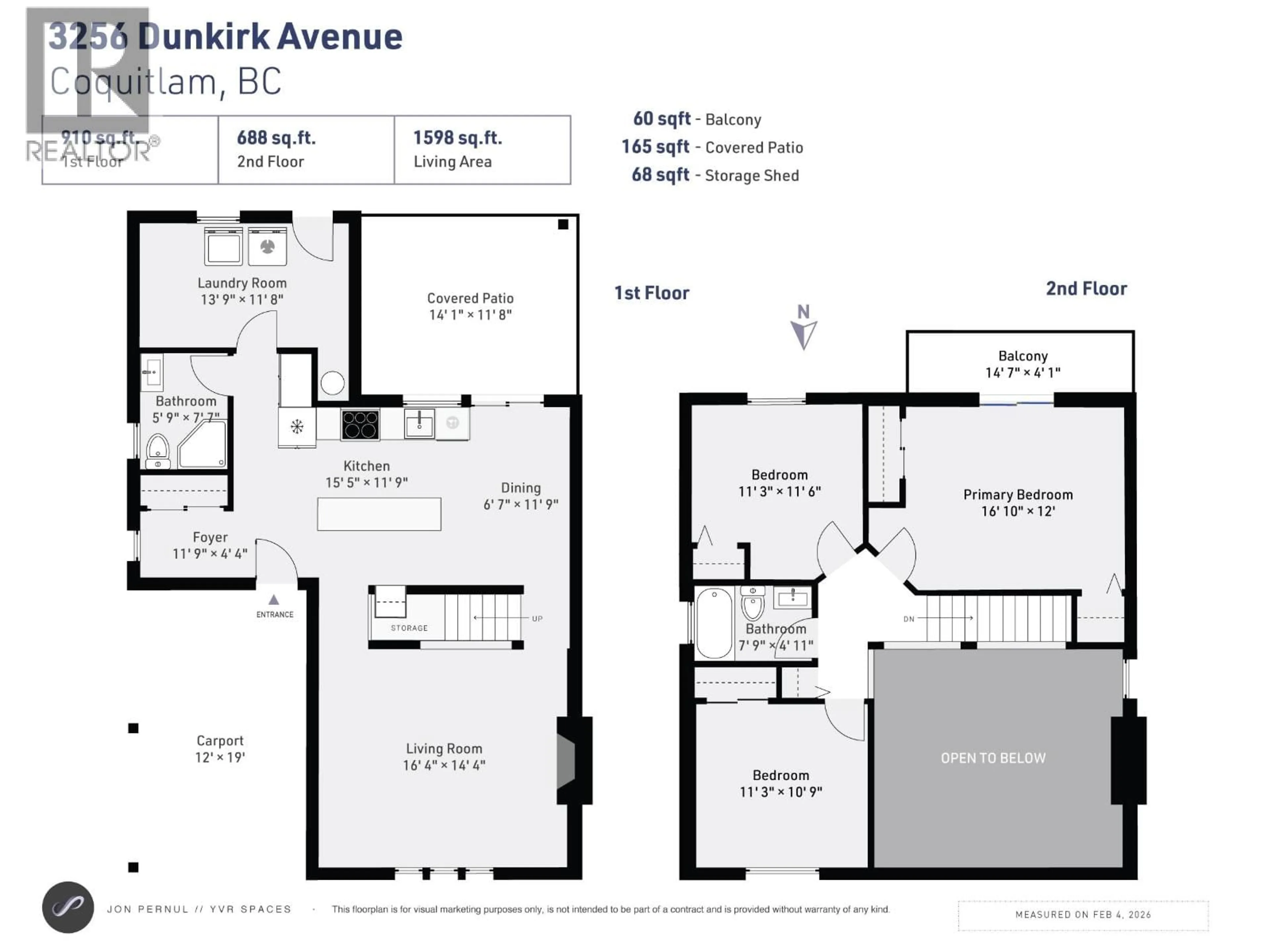 Floor plan for 3256 DUNKIRK AVENUE, Coquitlam British Columbia V3E1G4