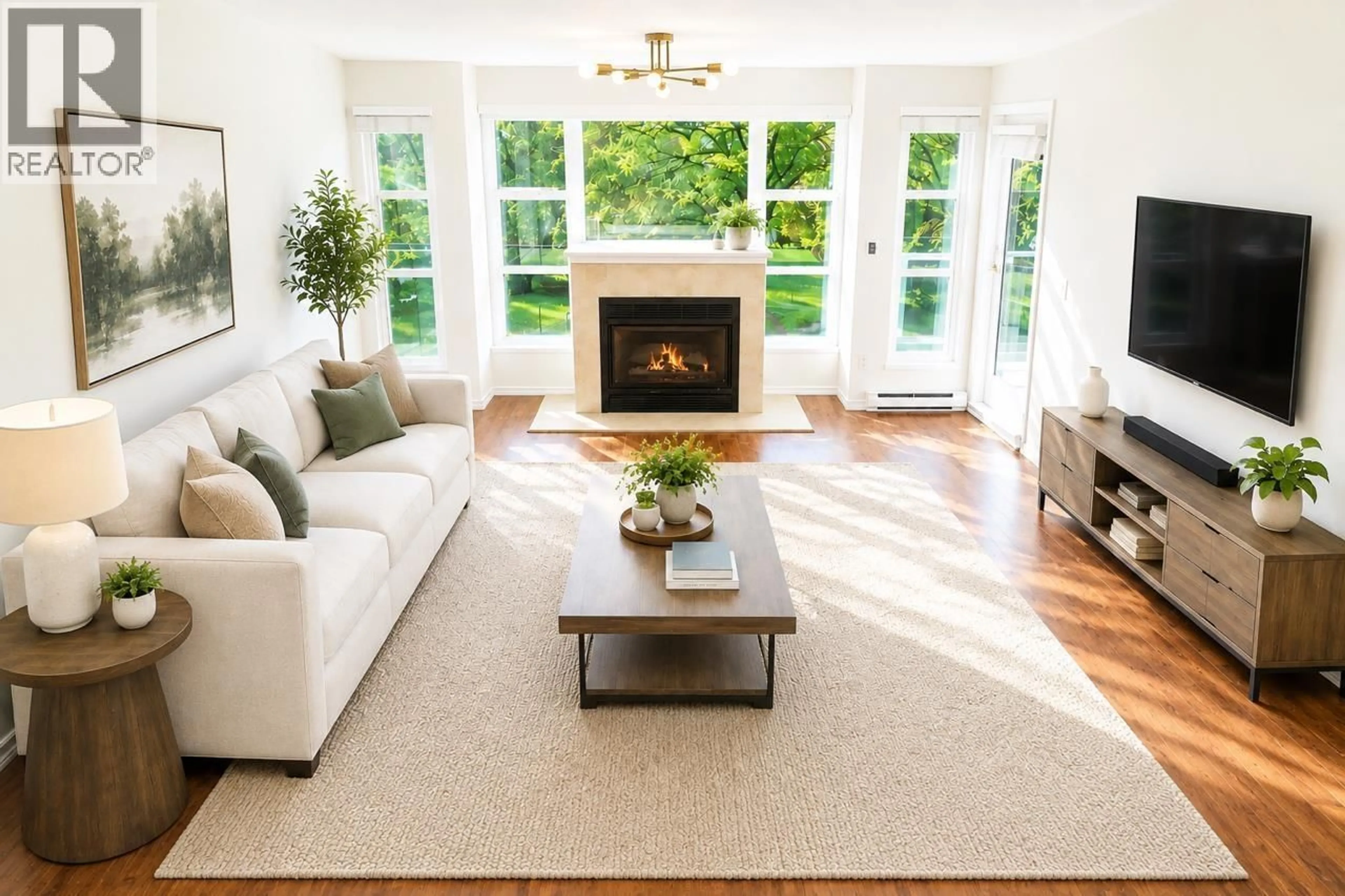 Living room with furniture, unknown for 302 - 8728 MARINE DRIVE, Vancouver British Columbia V6P6A4
