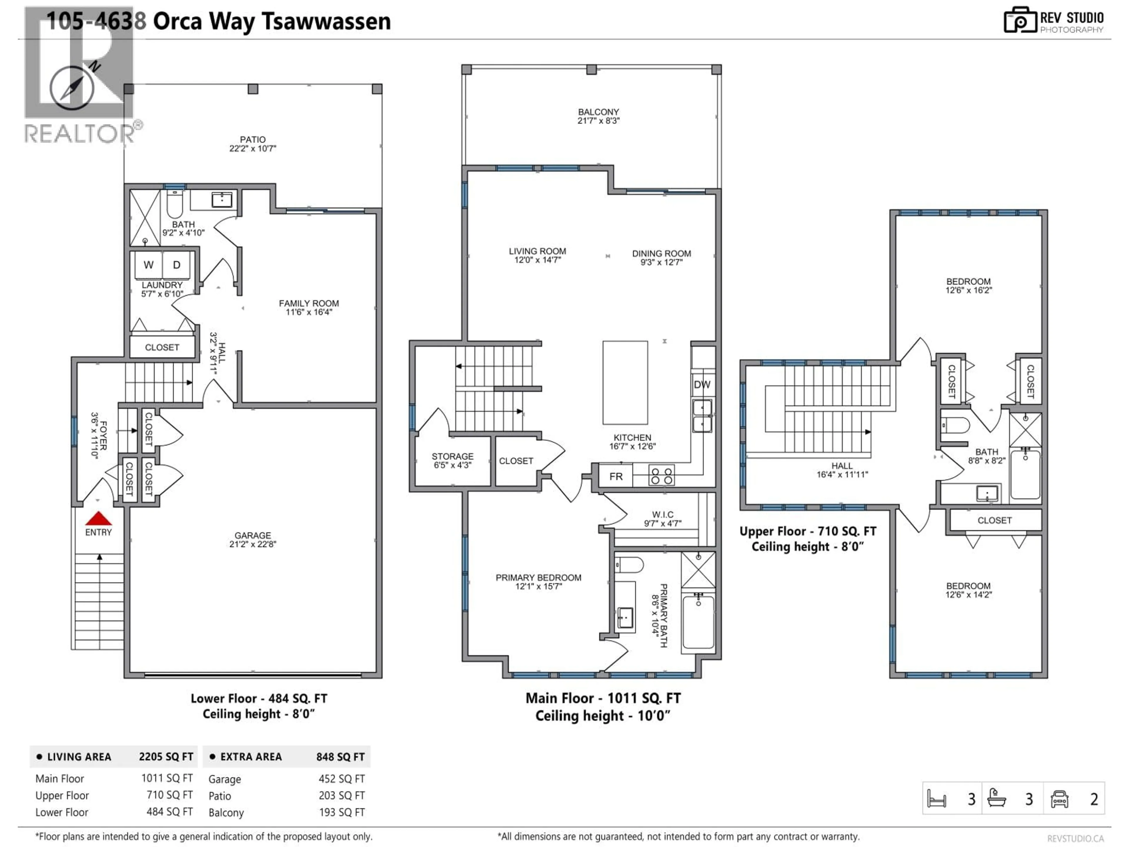 Floor plan for 105 - 4638 ORCA WAY, Tsawwassen British Columbia V4M0C2