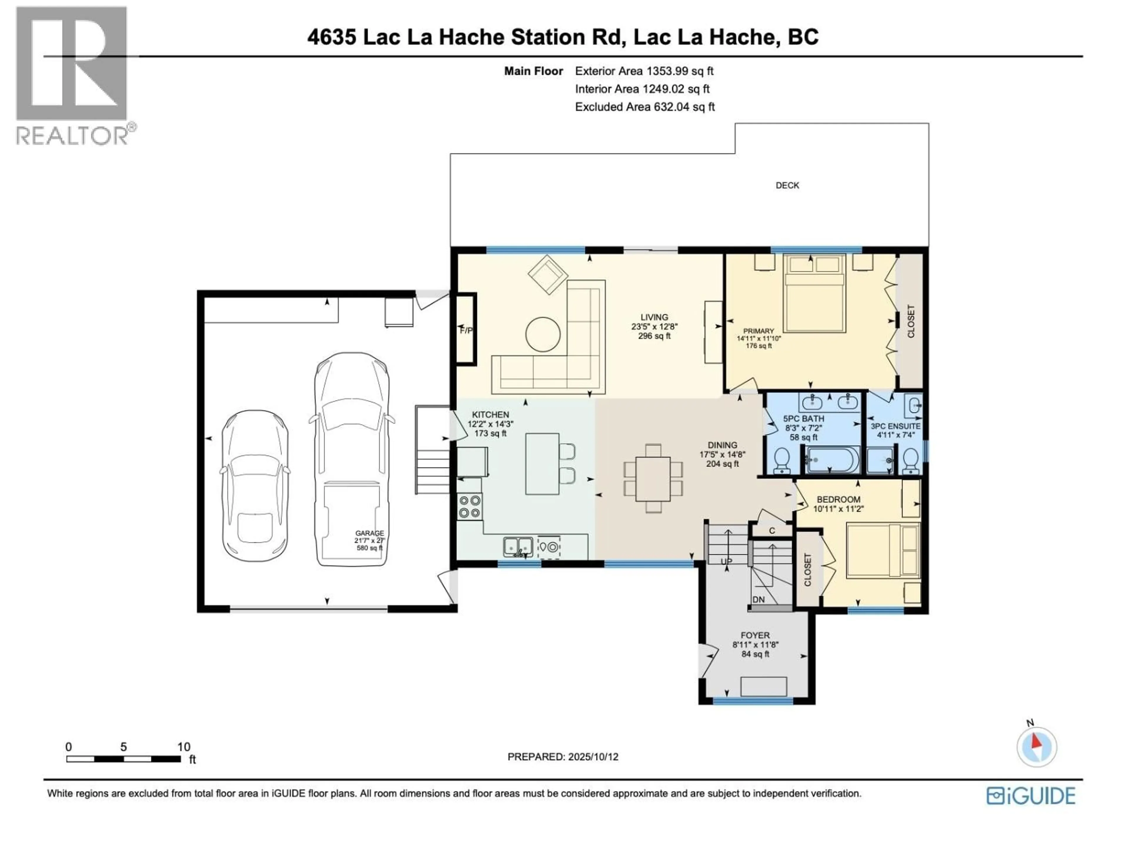 Floor plan for 4635 CAVERLY ROAD, Lac La Hache British Columbia V0K1T0