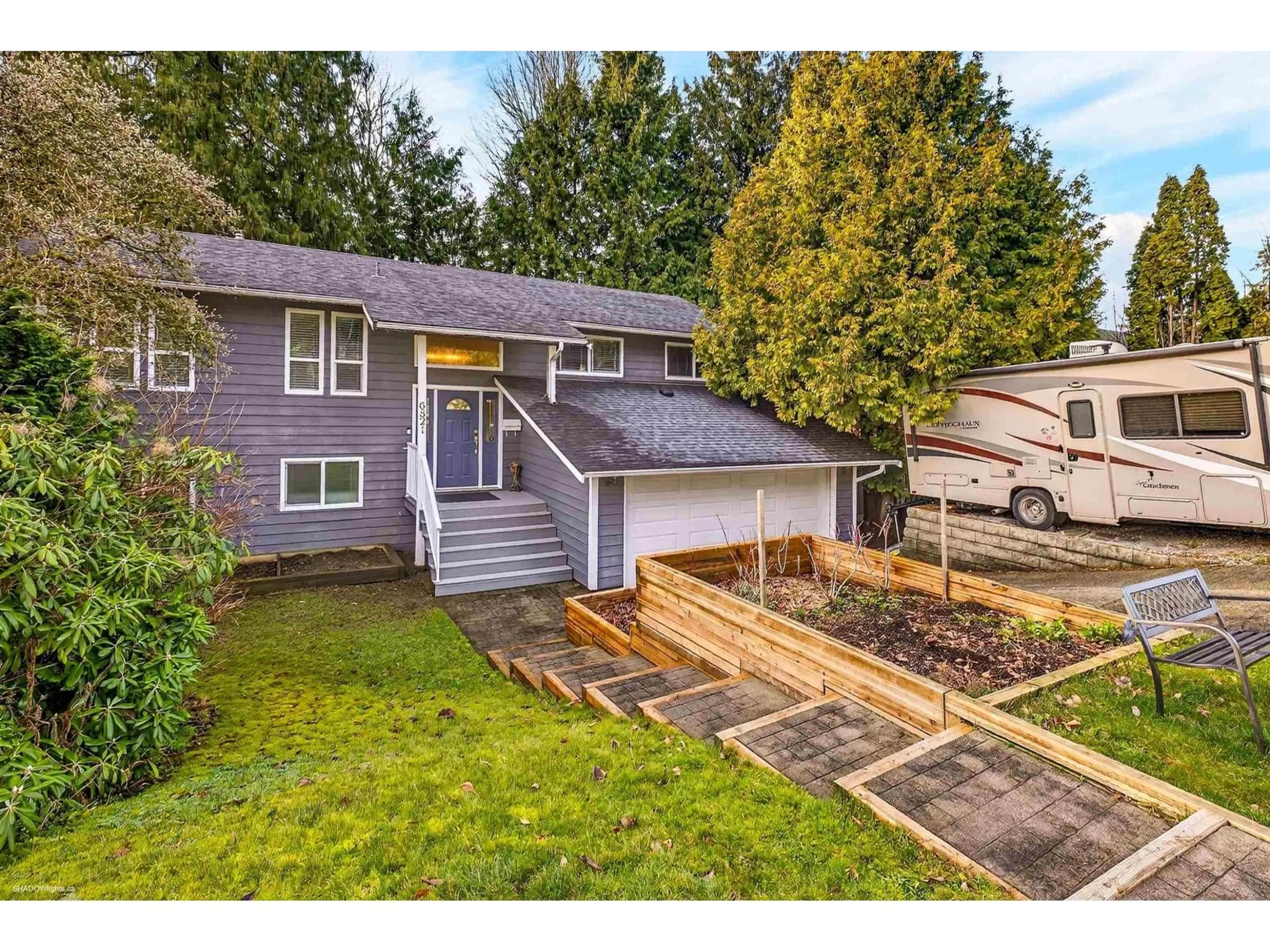 A pic from outside/outdoor area/front of a property/back of a property/a pic from drone, street for 6821 WESTVIEW DRIVE, Delta British Columbia V4E2L7