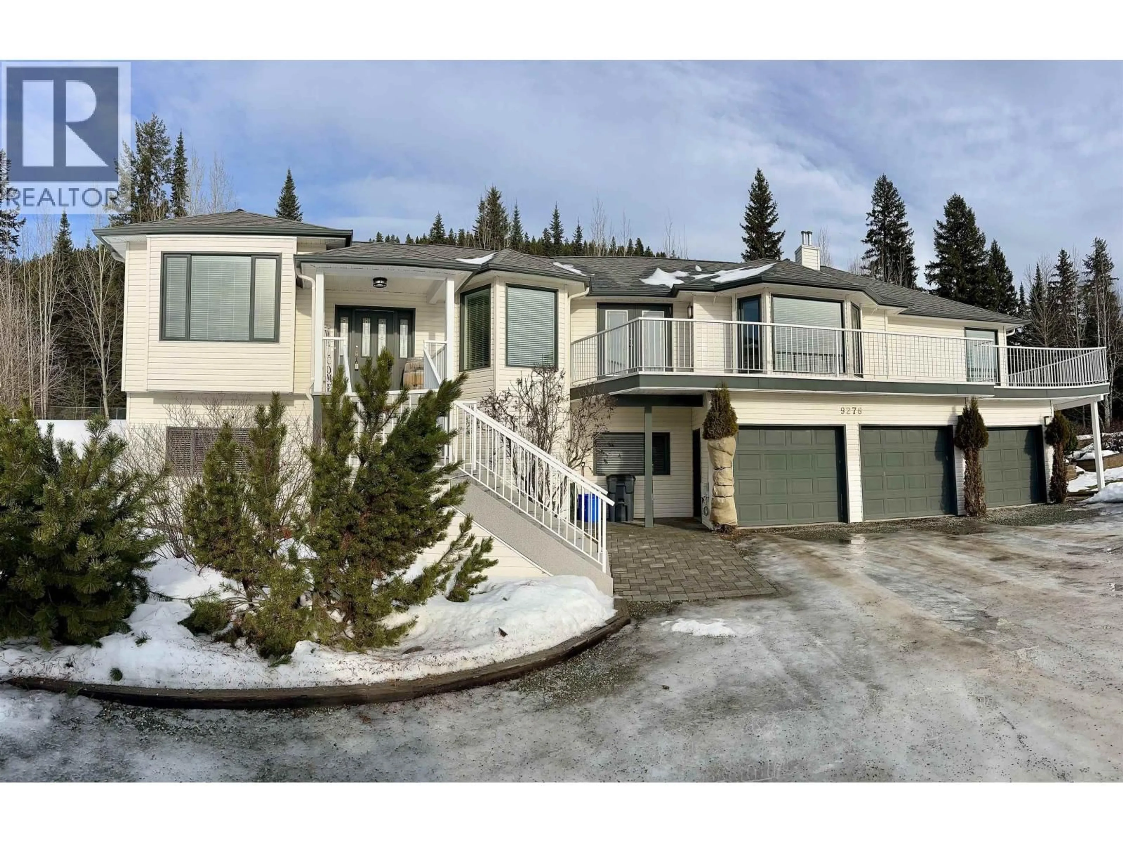 A pic from outside/outdoor area/front of a property/back of a property/a pic from drone, mountain view for 9278 NORTH NECHAKO ROAD, Prince George British Columbia V2K4Z9