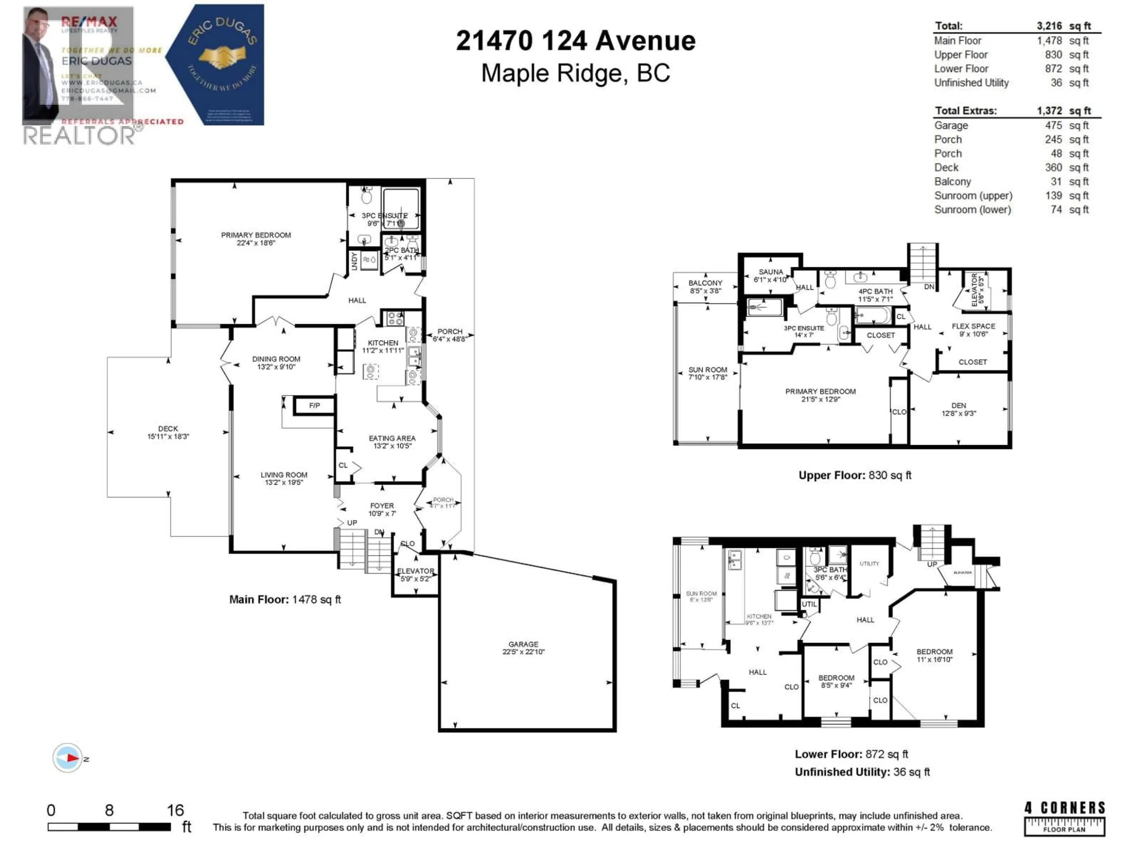 Floor plan for 21470 124TH AVENUE, Maple Ridge British Columbia V2X4H3