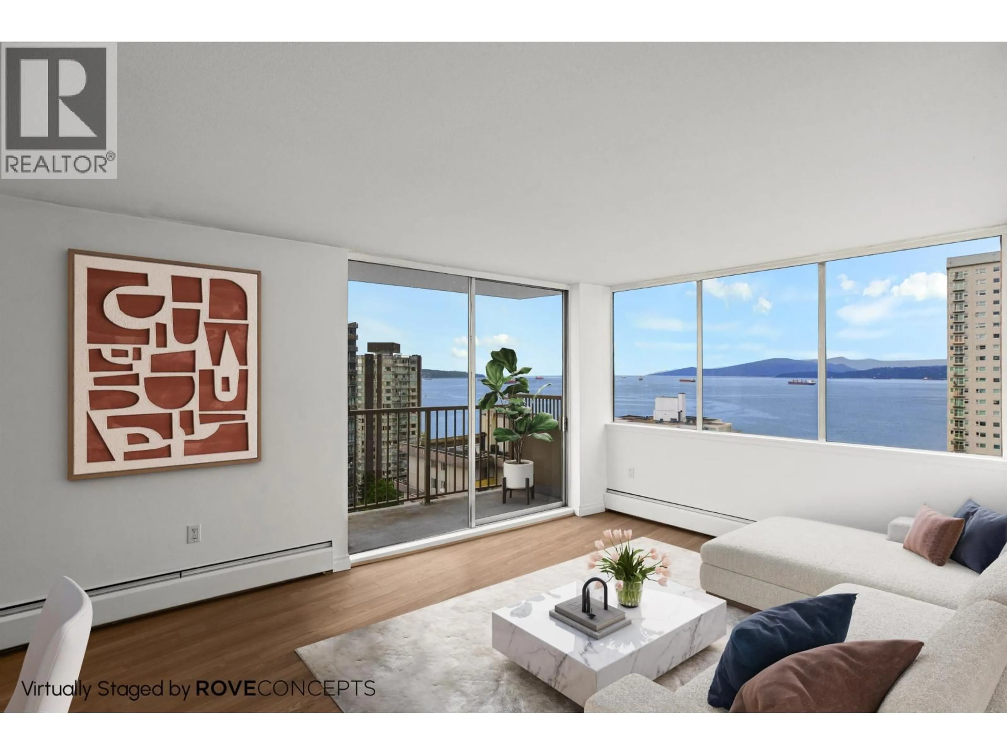 Living room with furniture, unknown for 1701 - 1251 CARDERO STREET, Vancouver British Columbia V6G2H9