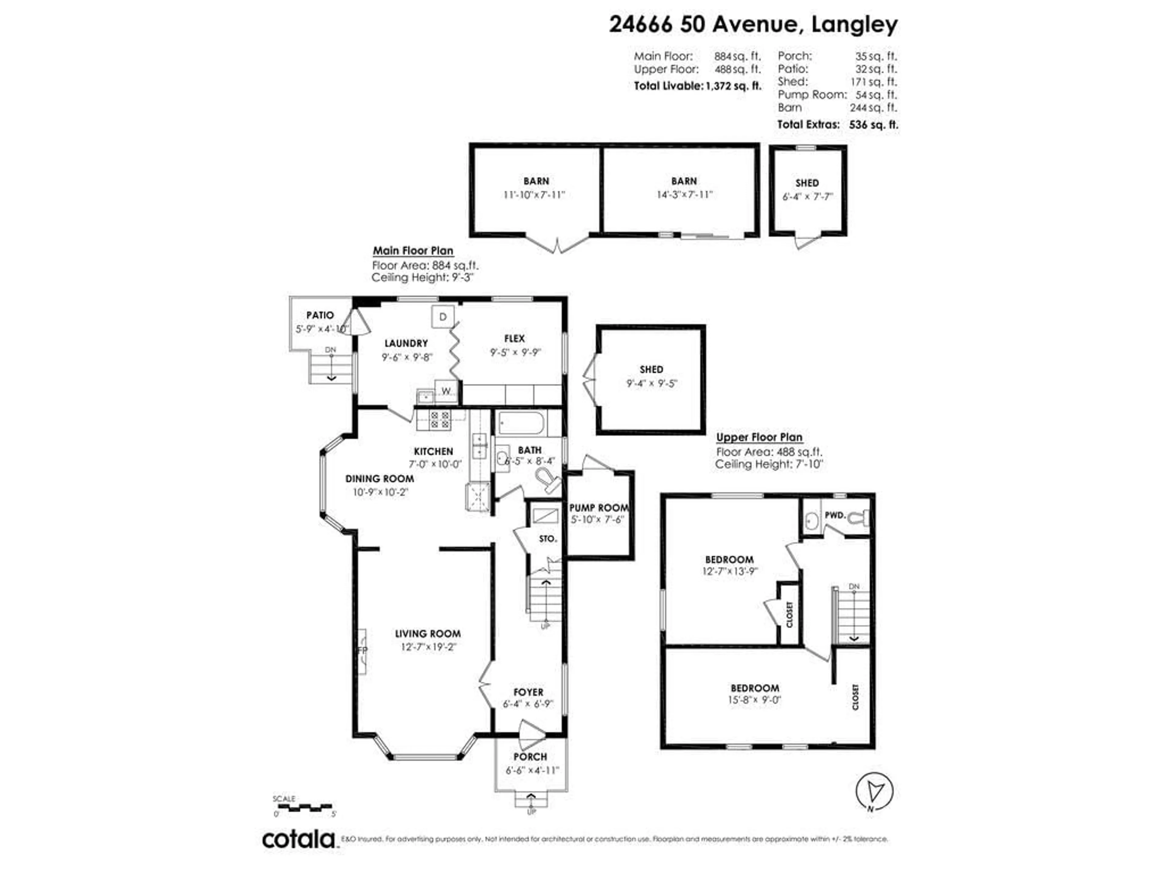 Floor plan for 24666 50 AVENUE, Langley British Columbia V2Z1E7