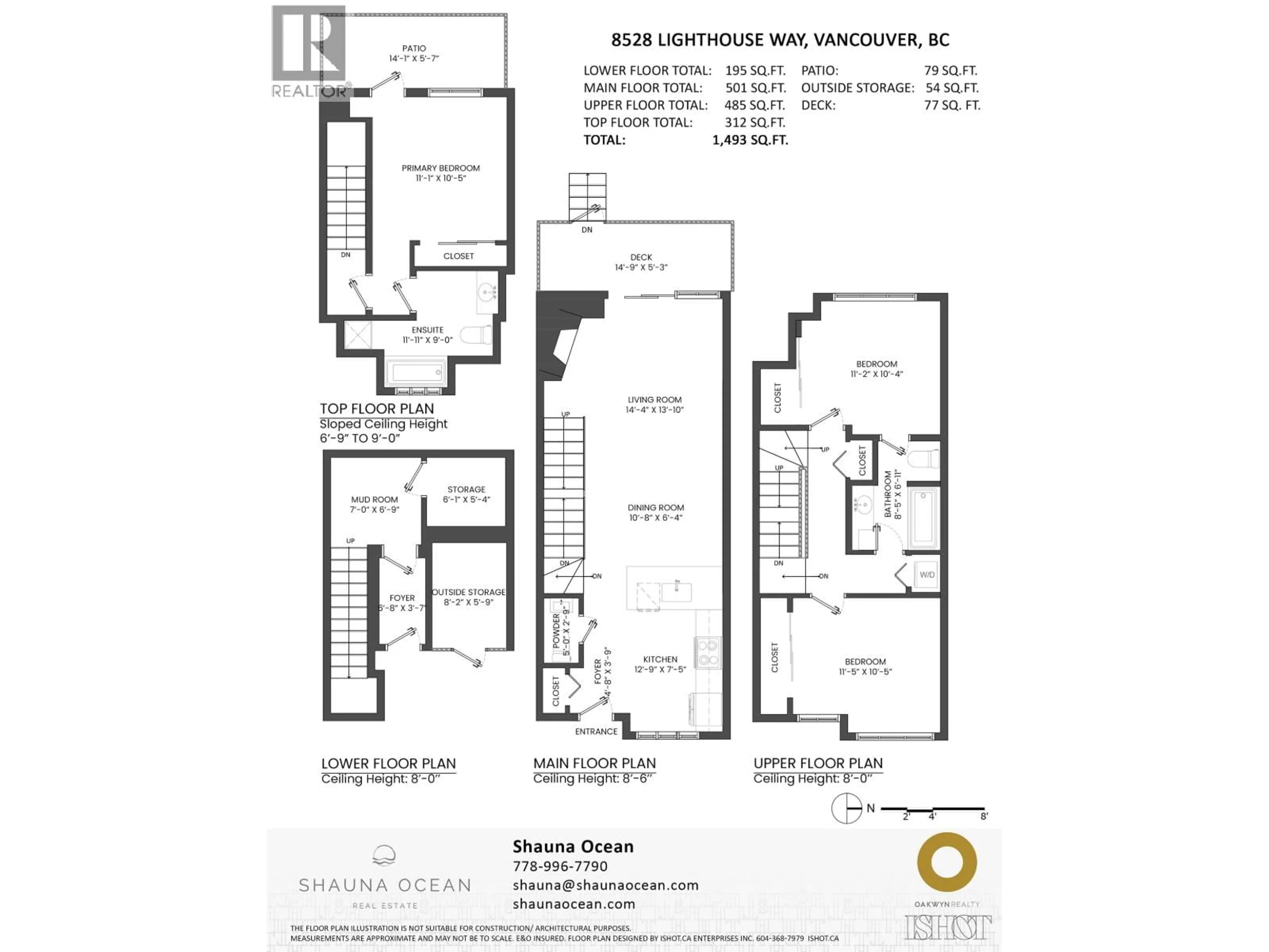 Floor plan for 8528 LIGHTHOUSE WAY, Vancouver British Columbia V5S4T6