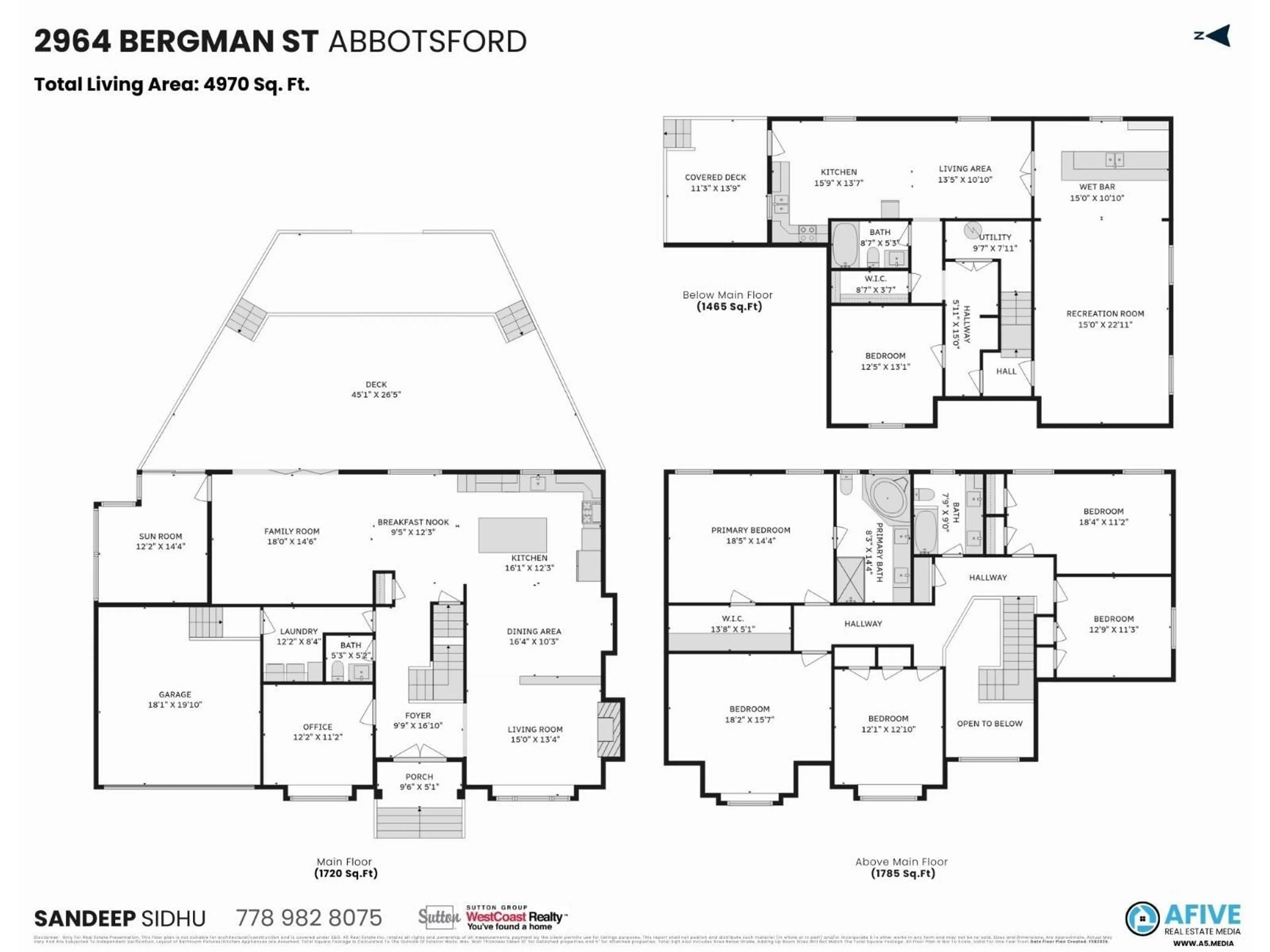 Floor plan for 2964 BERGMAN STREET, Abbotsford British Columbia V4X1H3