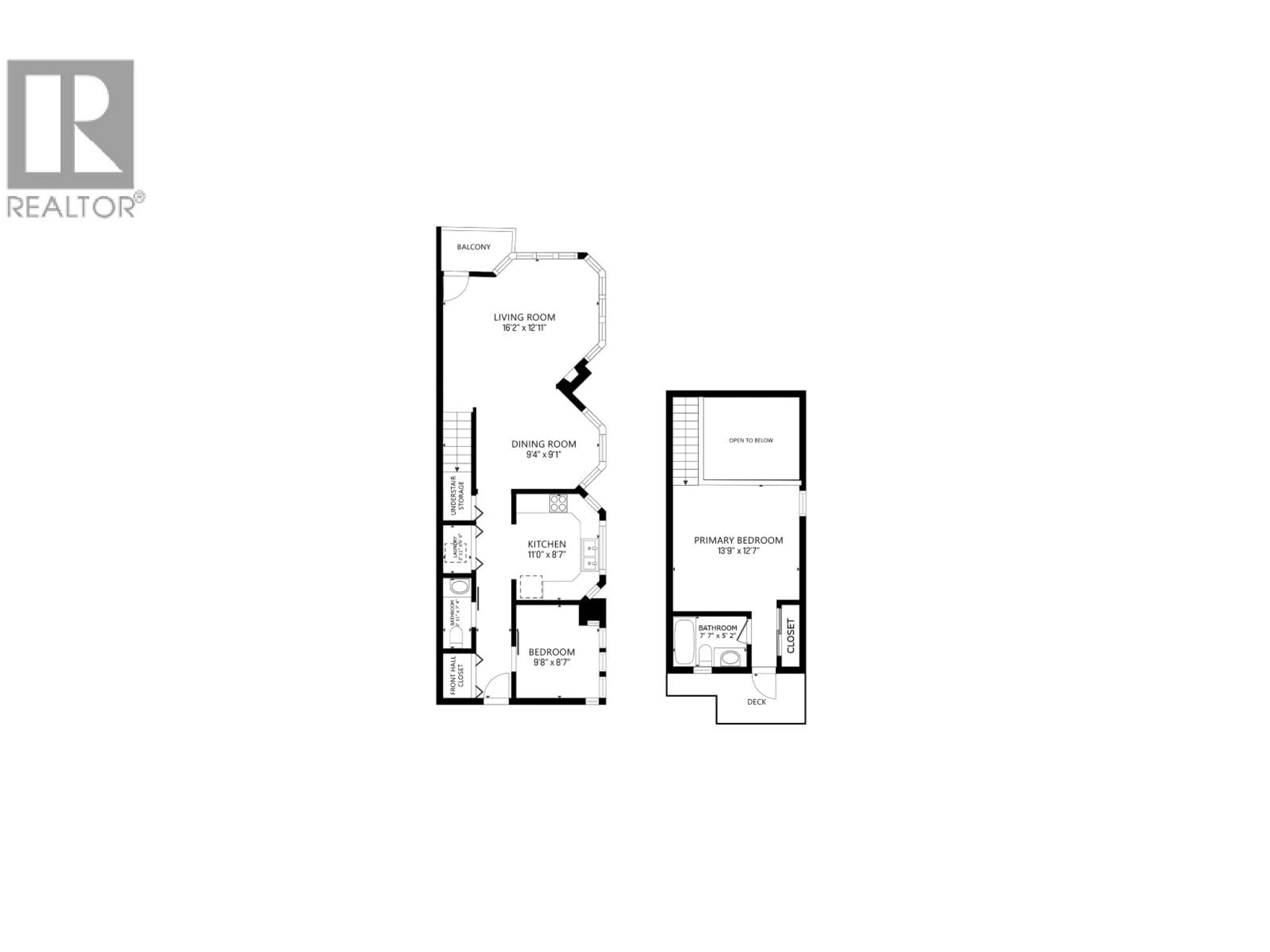 Floor plan for 303 - 131 20TH STREET, North Vancouver British Columbia V7M1Y2