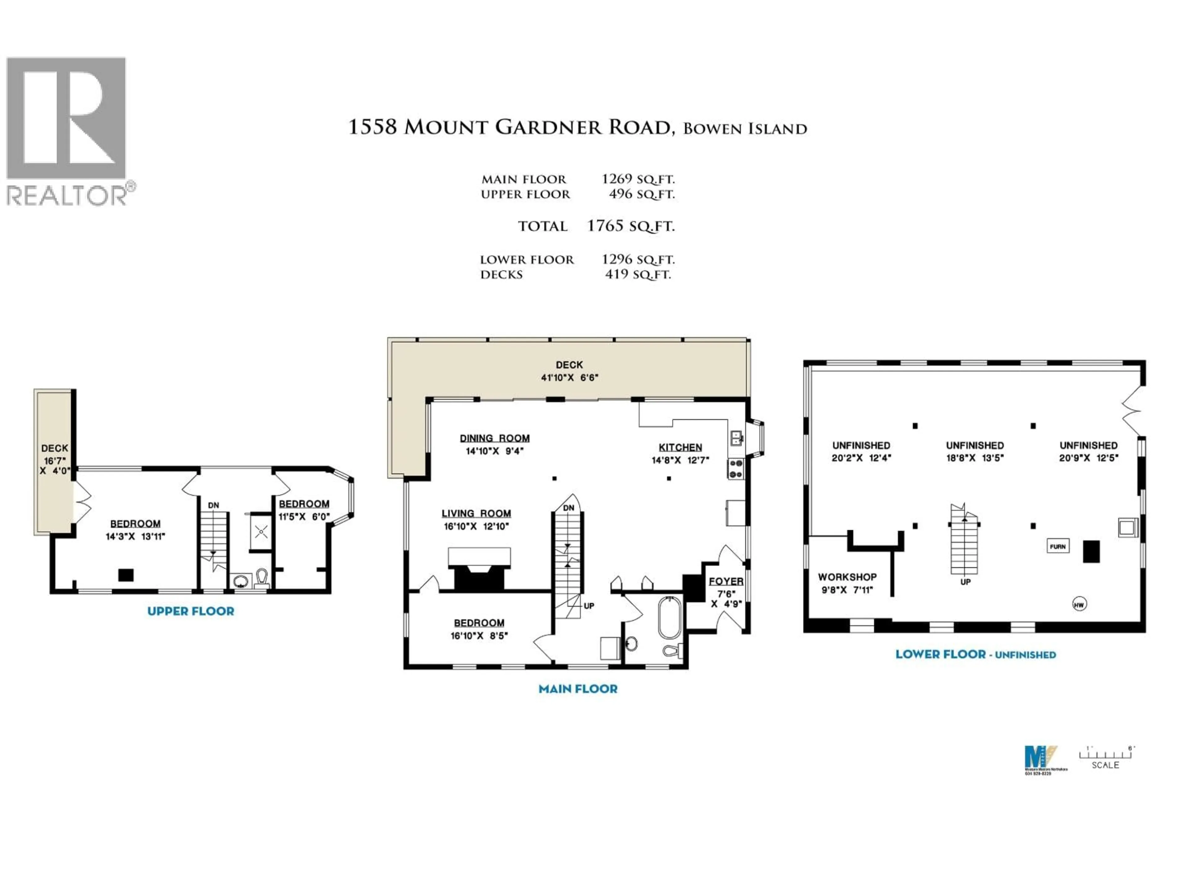 Floor plan for 1558 MOUNT GARDNER ROAD, Bowen Island British Columbia V0N1G2