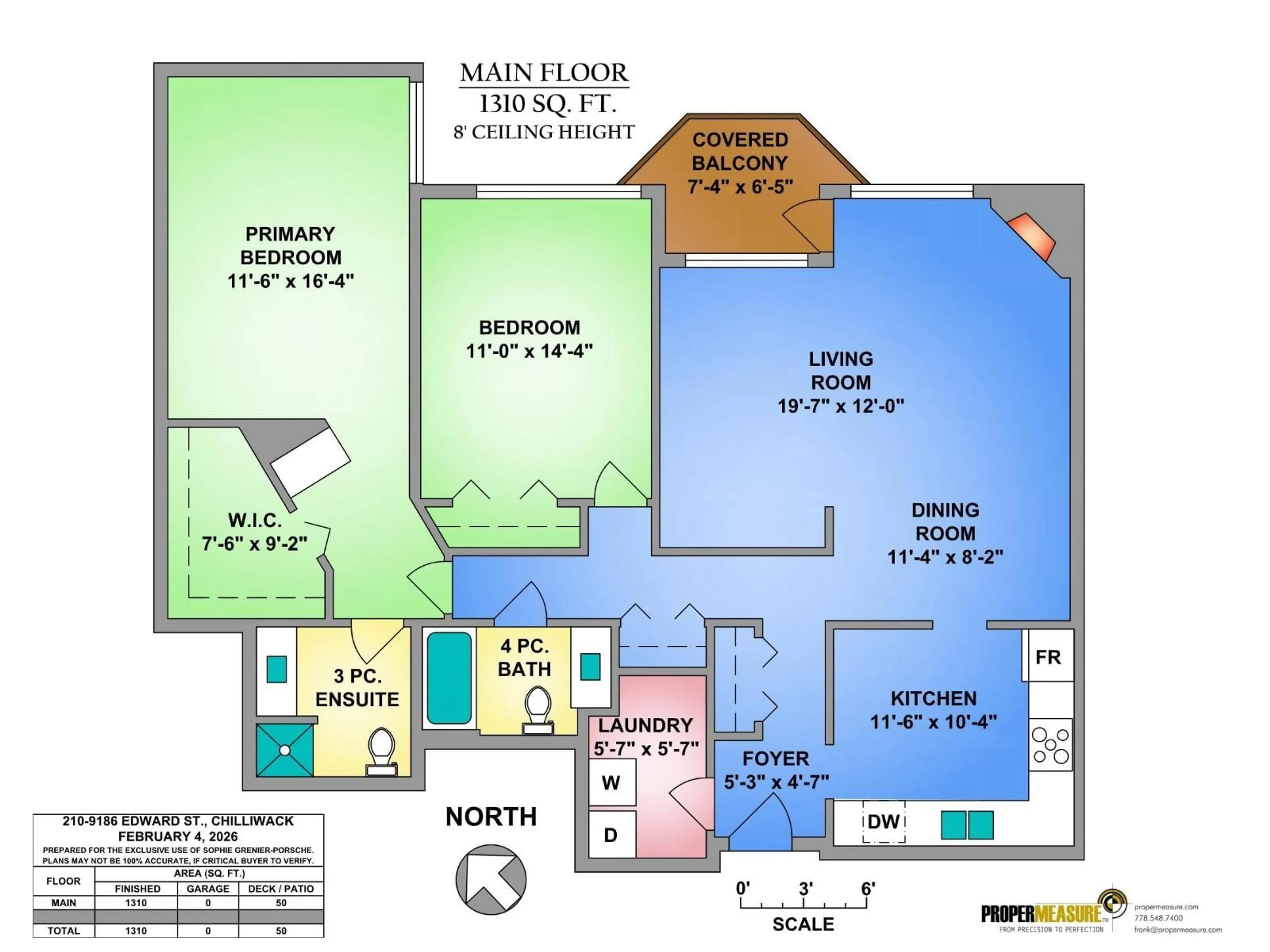 Floor plan for 210 - 9186 EDWARD STREET, Chilliwack British Columbia V2P7X6