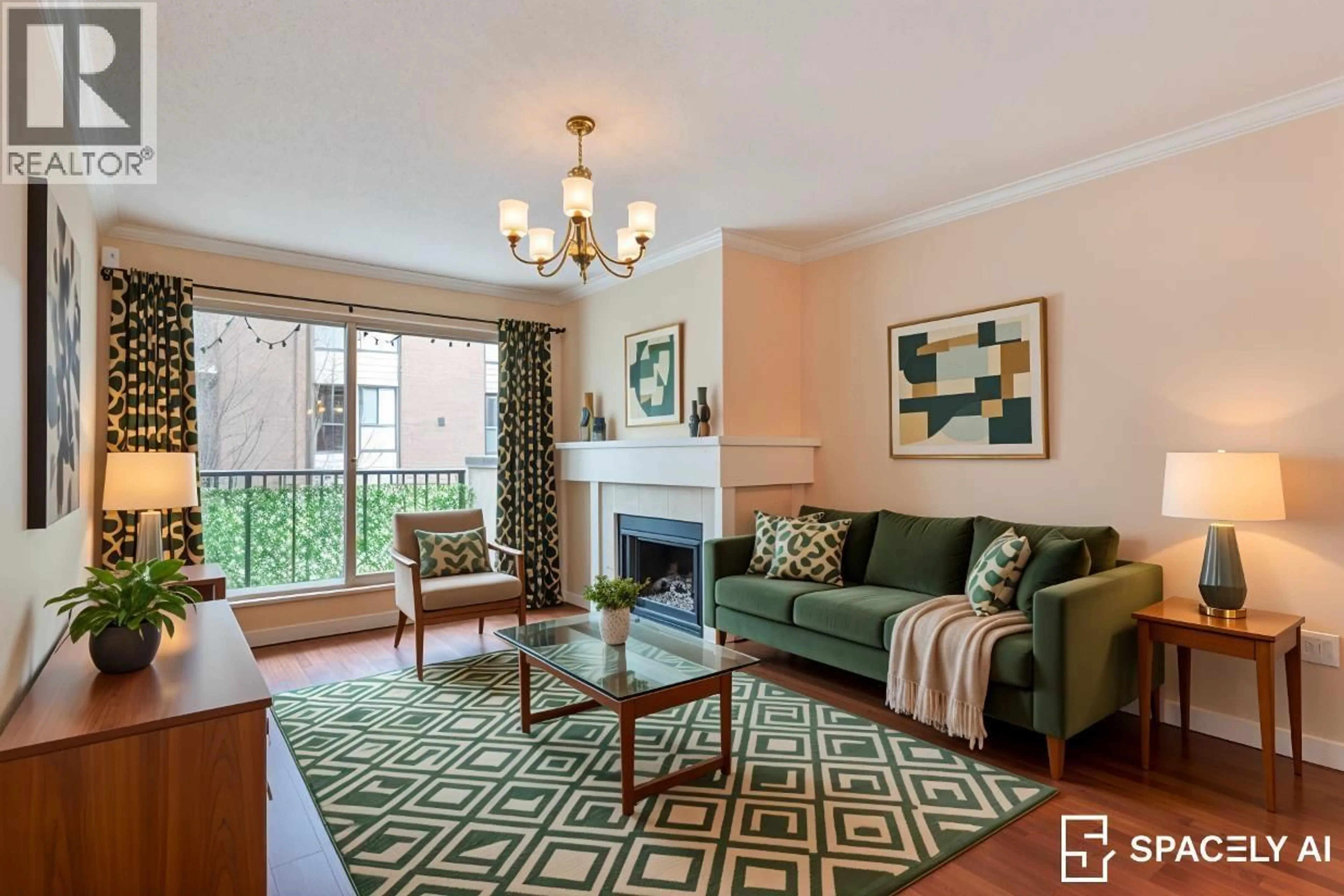 Living room with furniture, carpet floor for 307 - 1169 NELSON STREET, Vancouver British Columbia V6E1J3