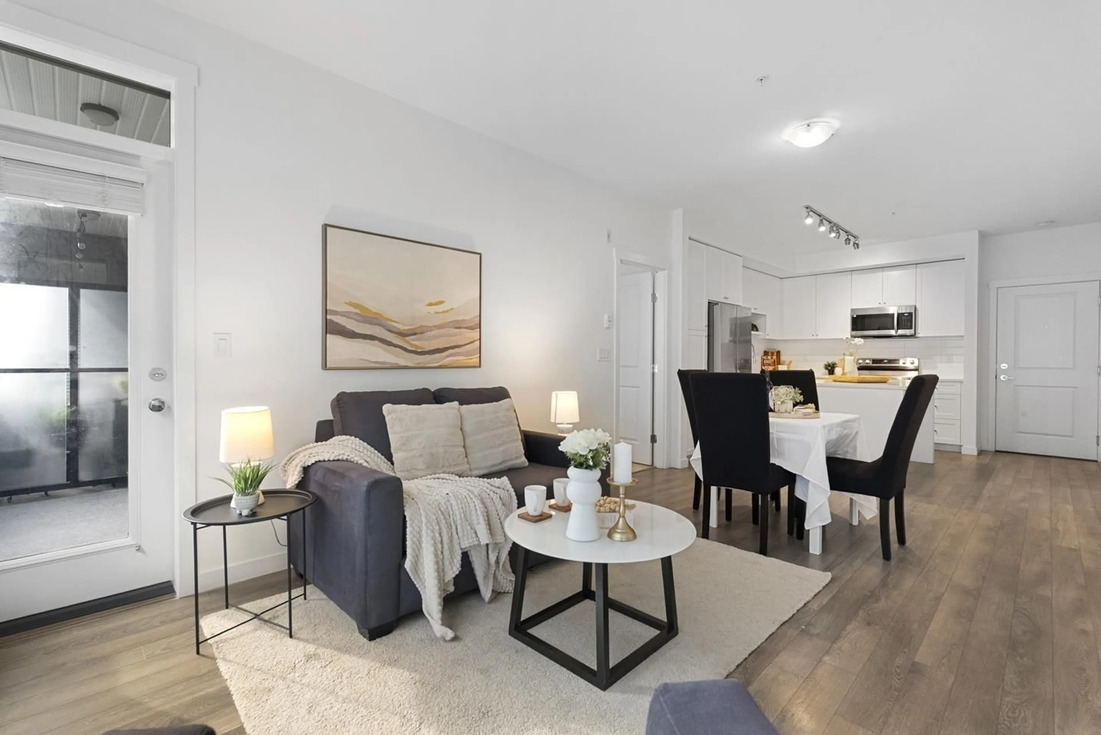 Living room with furniture, unknown for 208 - 15815 85 AVENUE, Surrey British Columbia V4N6X5