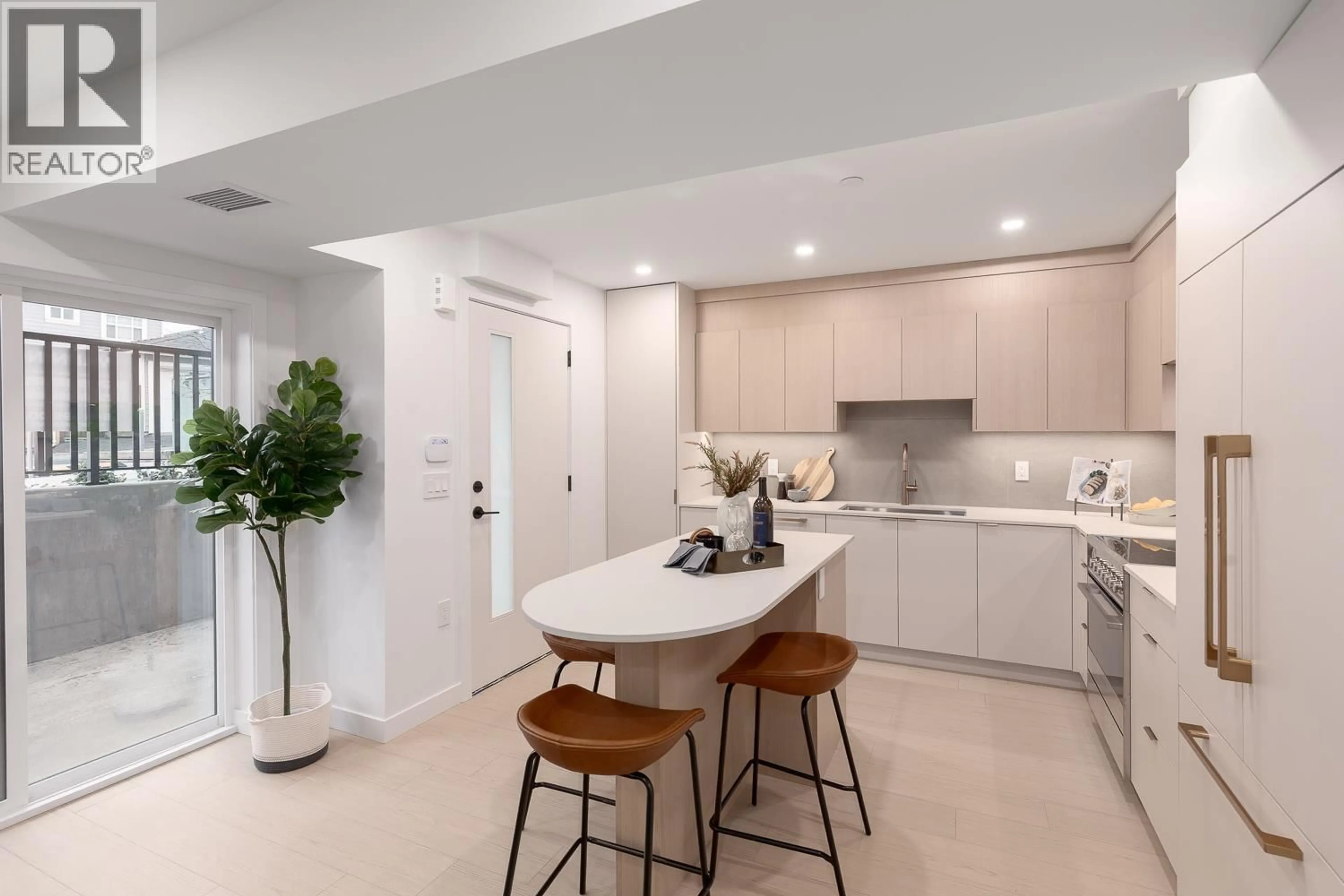 Contemporary kitchen, ceramic/tile floor for 101 - 2329 34TH STREET, Vancouver British Columbia V5R2S6