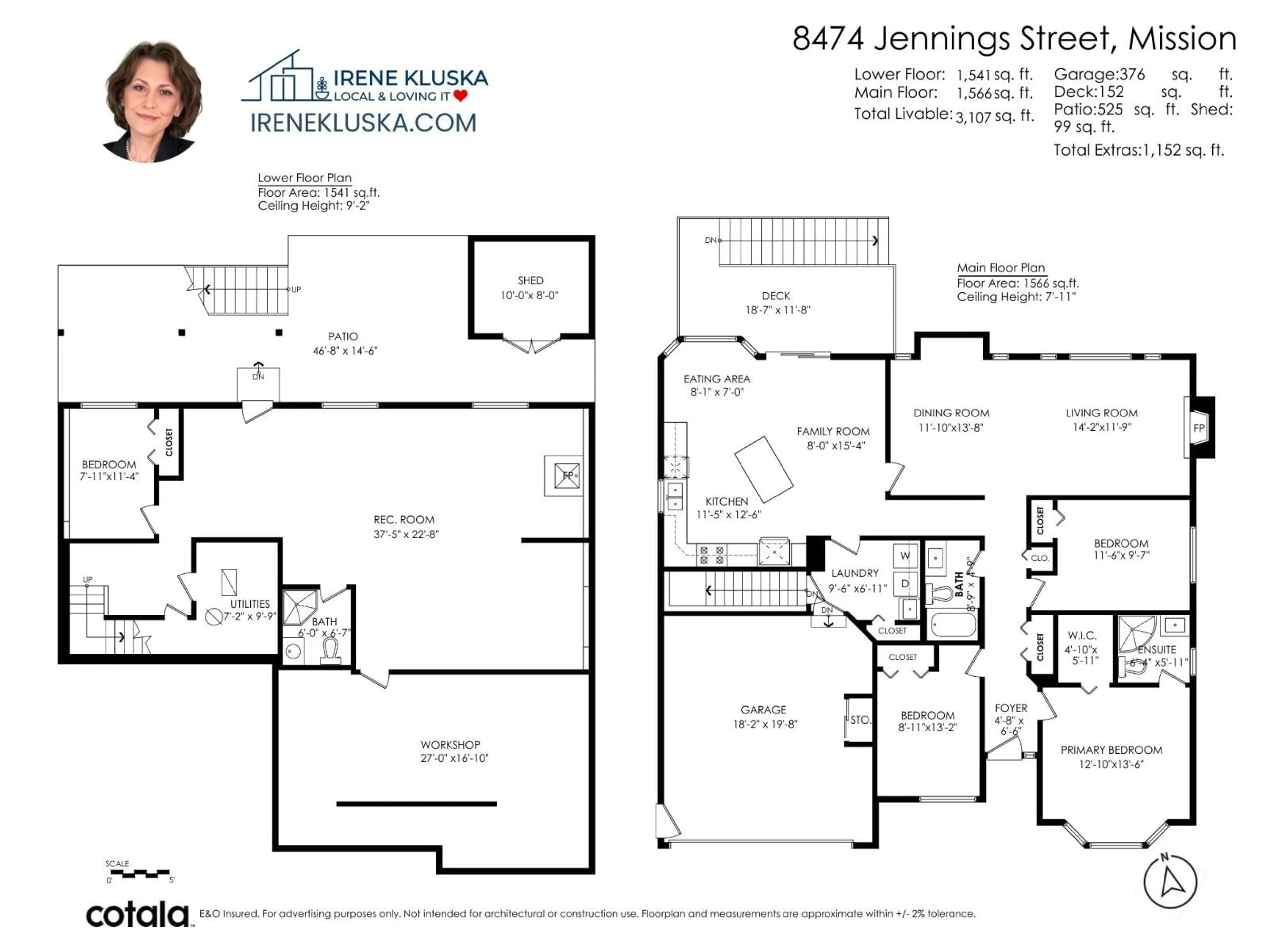 Floor plan for 8474 JENNINGS STREET, Mission British Columbia V2V7K1