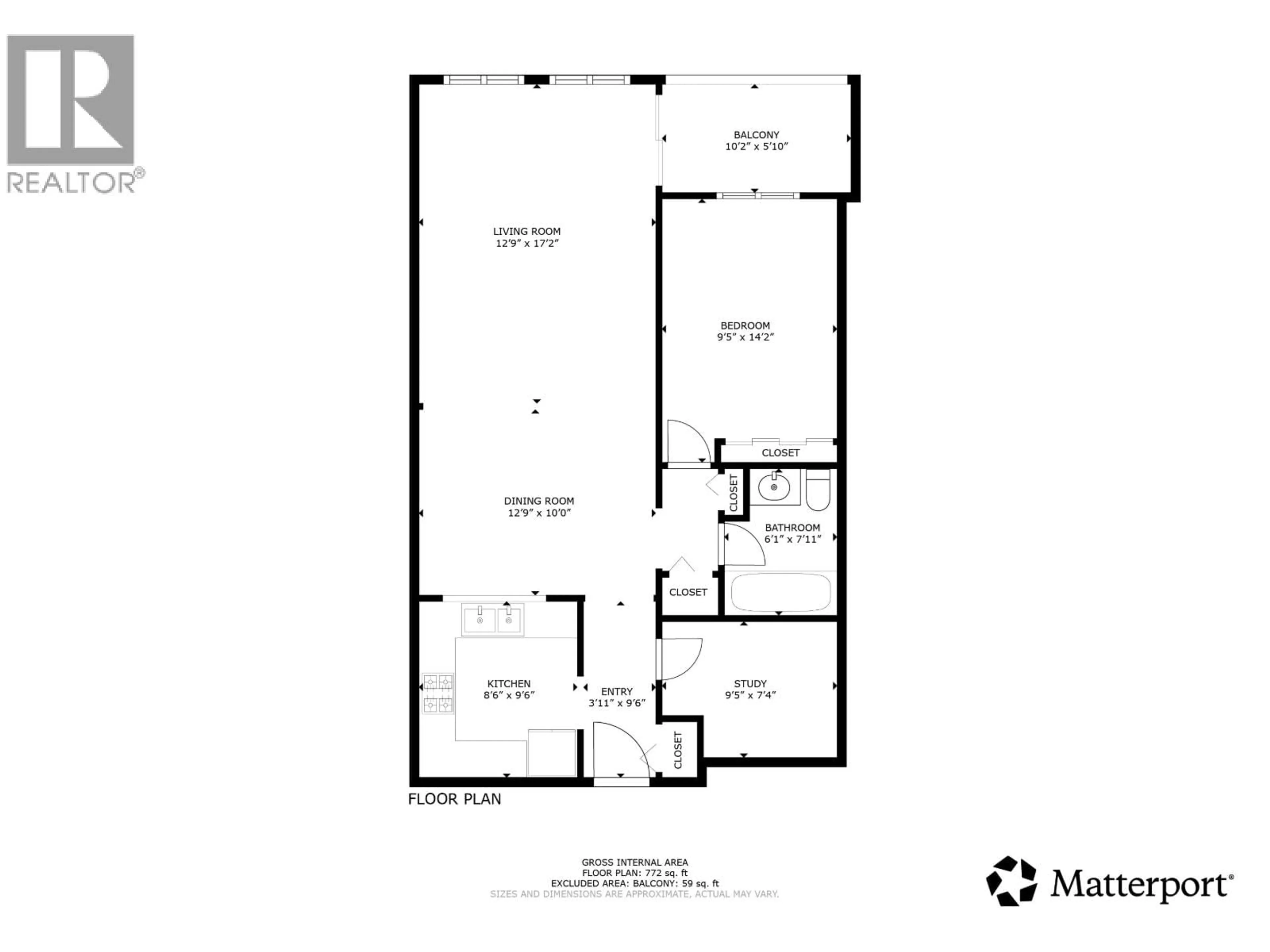 Floor plan for 203 - 650 MOBERLY ROAD, Vancouver British Columbia V5Z4J1