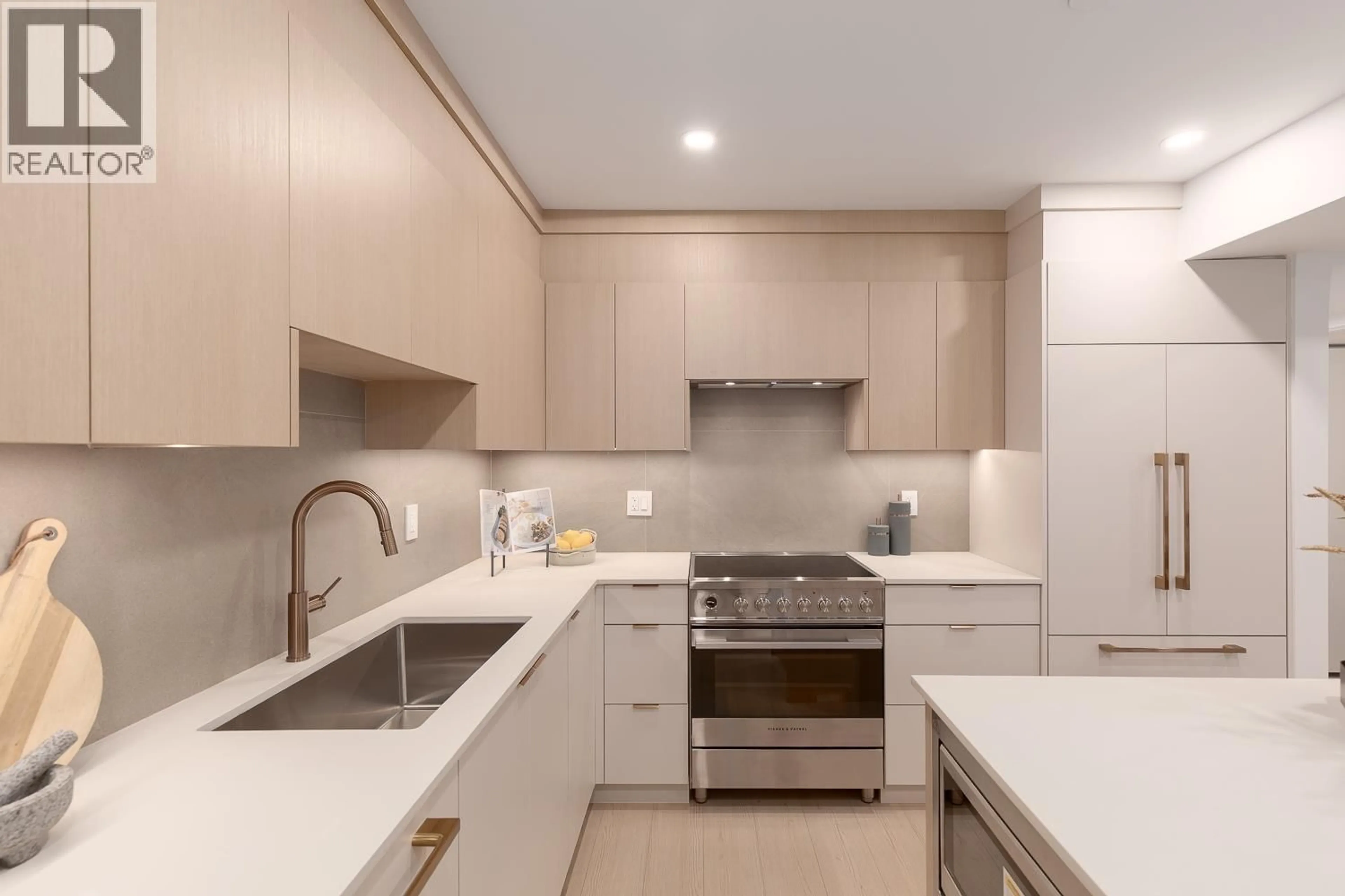 Contemporary kitchen, ceramic/tile floor for 105 - 2339 34TH AVENUE, Vancouver British Columbia V5R2S6