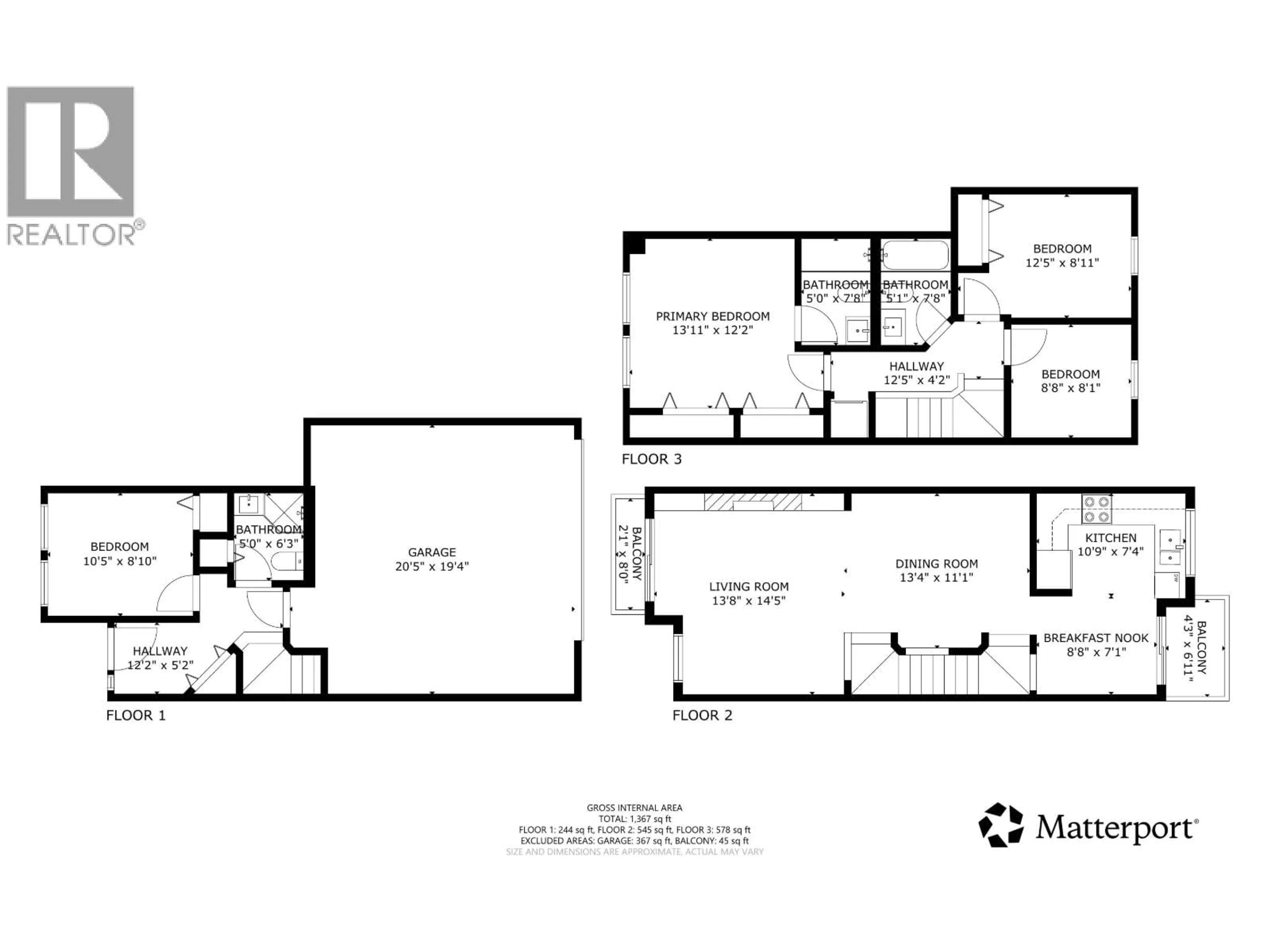 Floor plan for 14 - 7831 GARDEN CITY ROAD, Richmond British Columbia V6Y4A3
