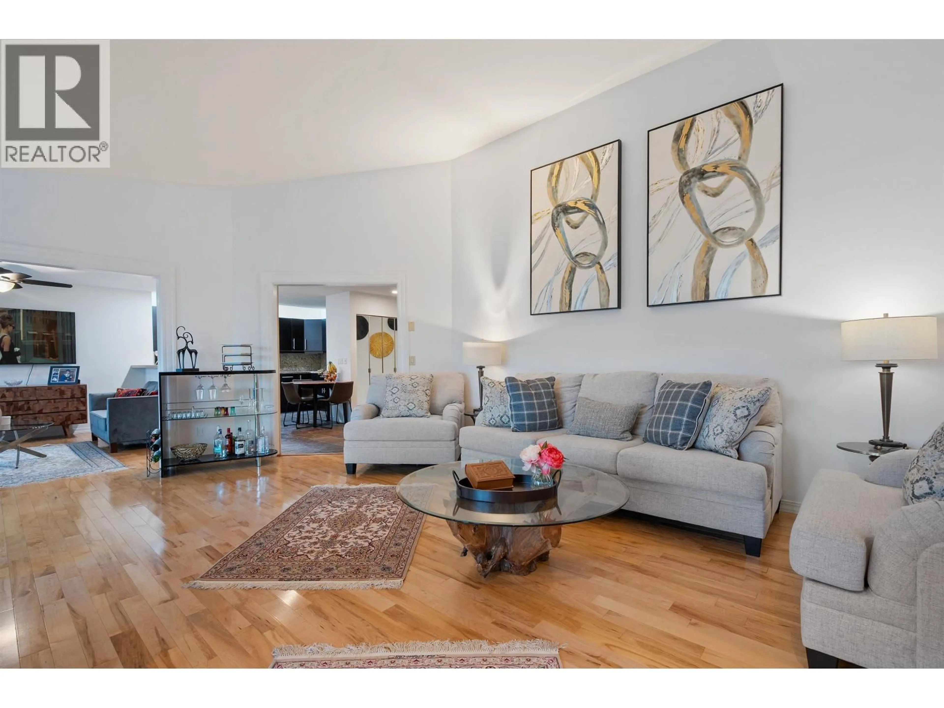 Living room with furniture, wood/laminate floor for 5625 EAGLE COURT, North Vancouver British Columbia V7R4V5