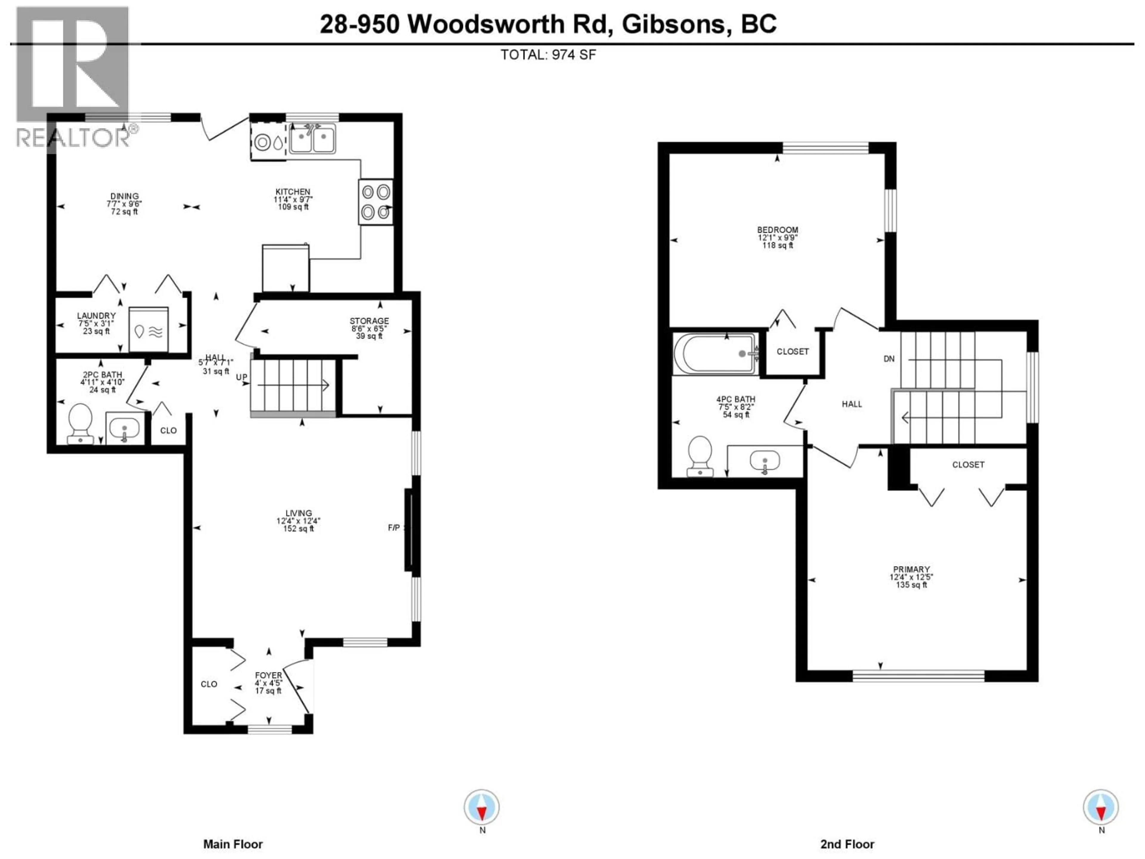 Floor plan for 28 - 950 WOODSWORTH ROAD, Gibsons British Columbia V0N1V7