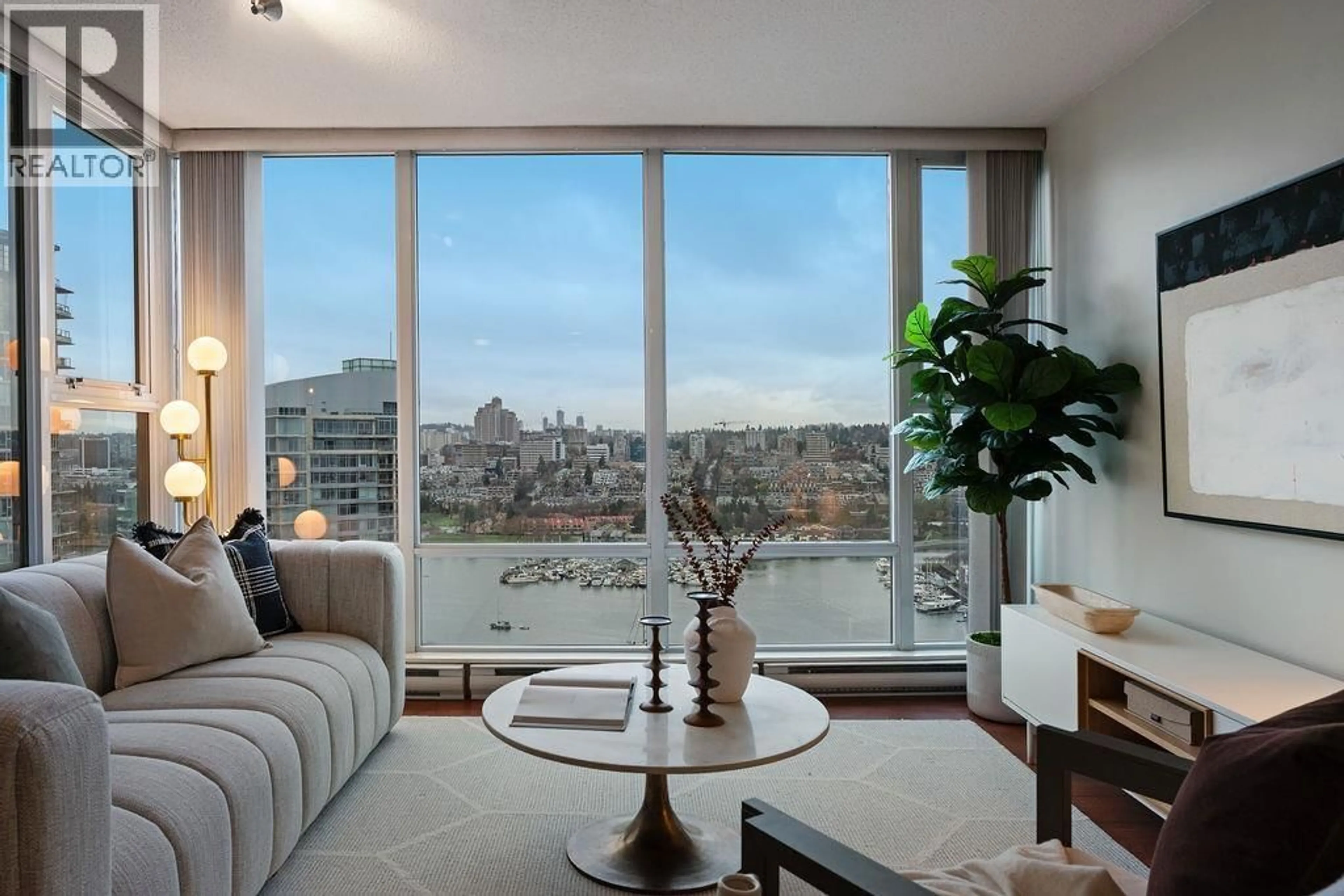 Living room with furniture, unknown for 2805 - 583 BEACH CRESCENT, Vancouver British Columbia V6Z3E6