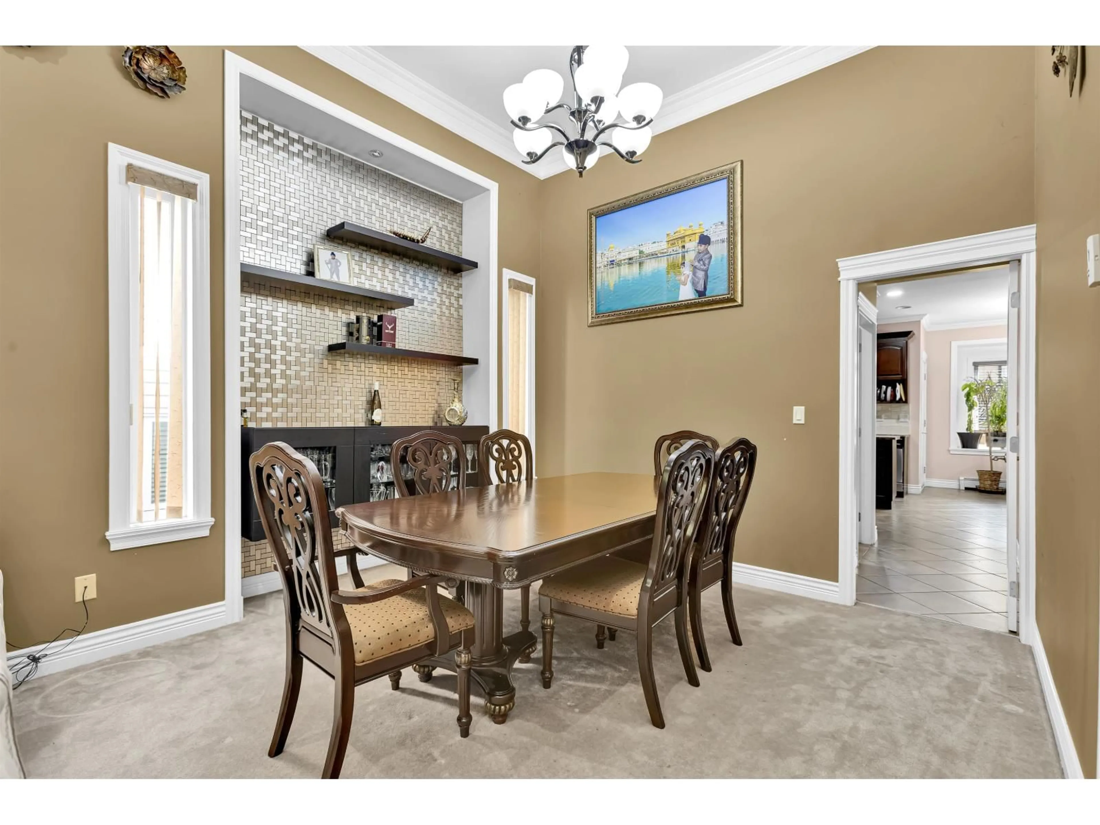Dining room, ceramic/tile floor for 7770 146 STREET, Surrey British Columbia V3S2T6