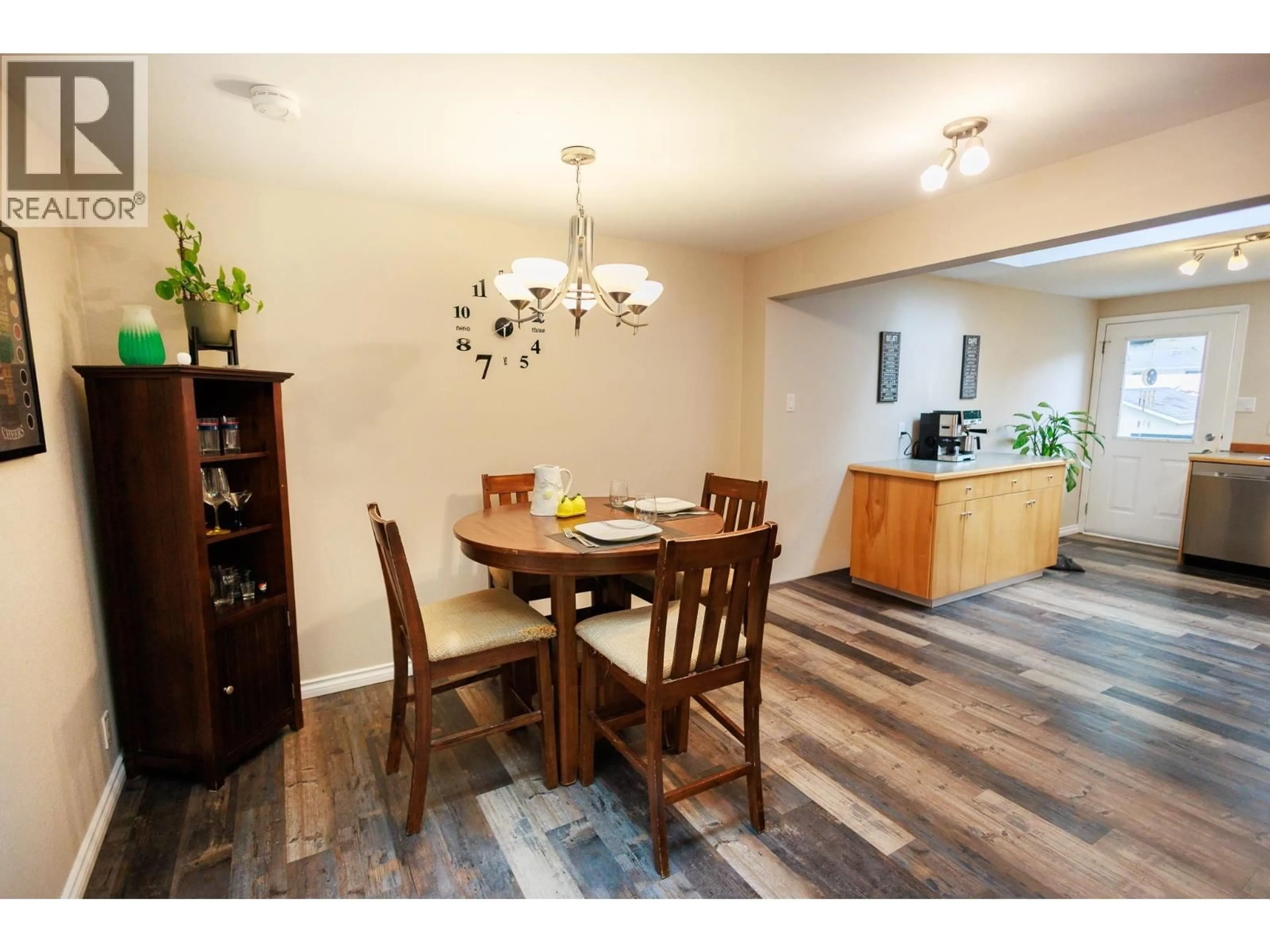 Dining room, wood/laminate floor for 3117 THOMAS STREET, Terrace British Columbia V8G3G4