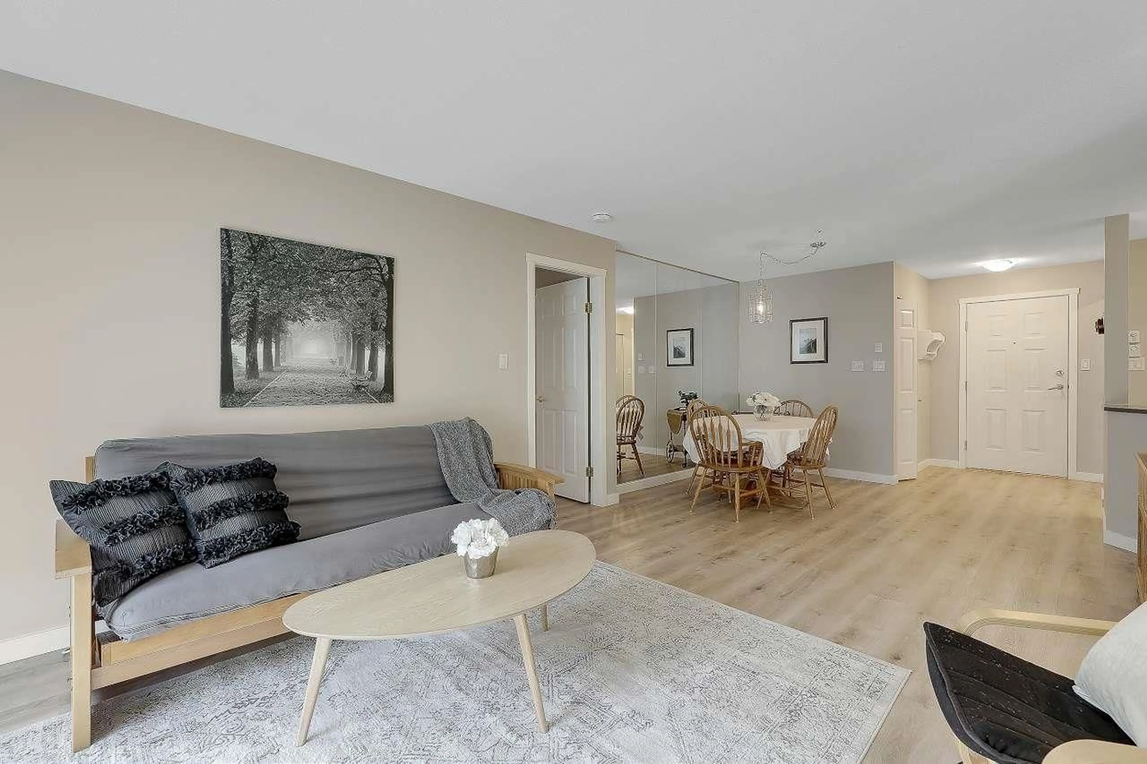 Living room with furniture, unknown for 208 - 1576 MERKLIN STREET, White Rock British Columbia V4B4K2