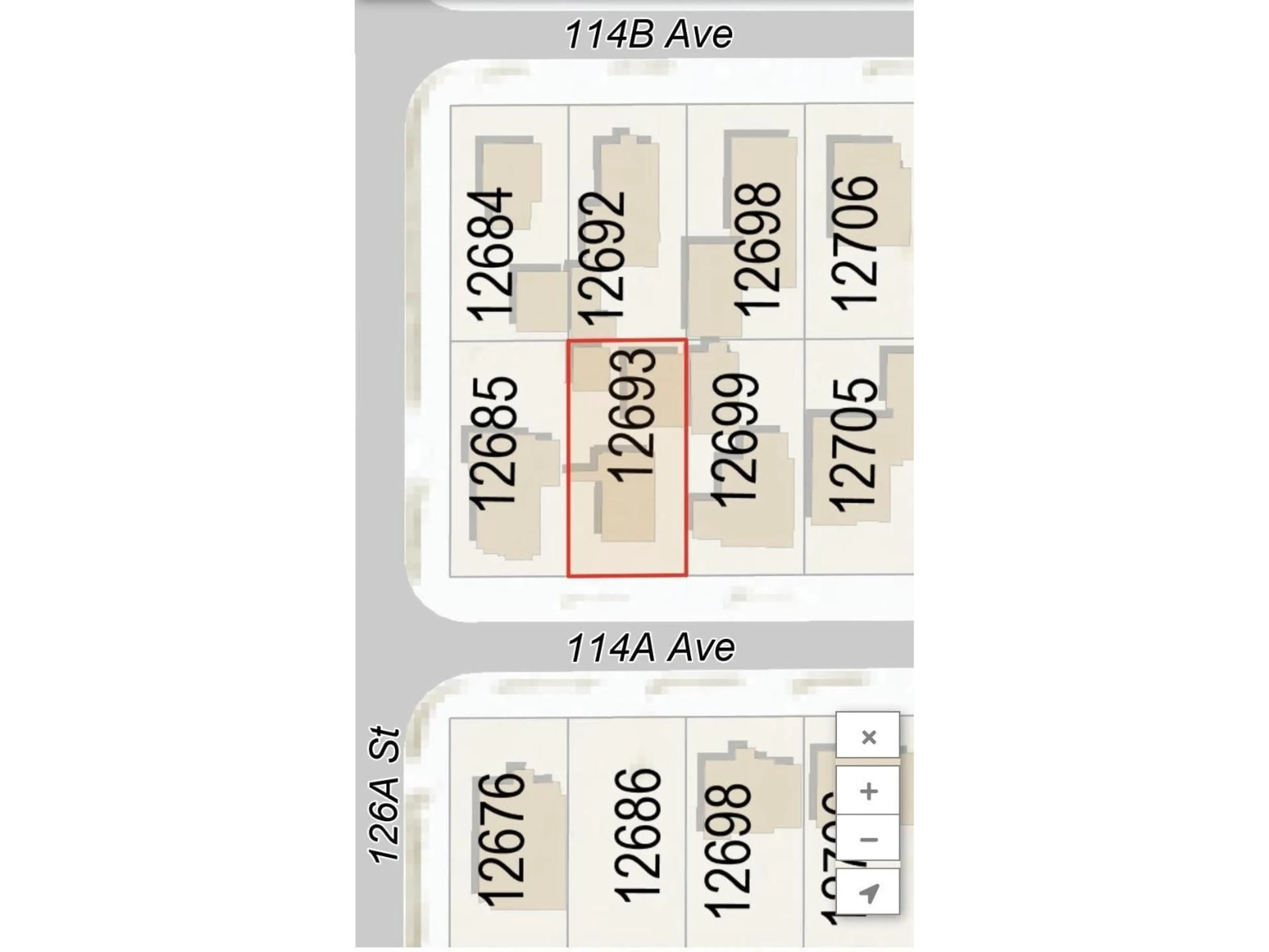 Floor plan for 12693 114A AVENUE, Surrey British Columbia V3V3P3