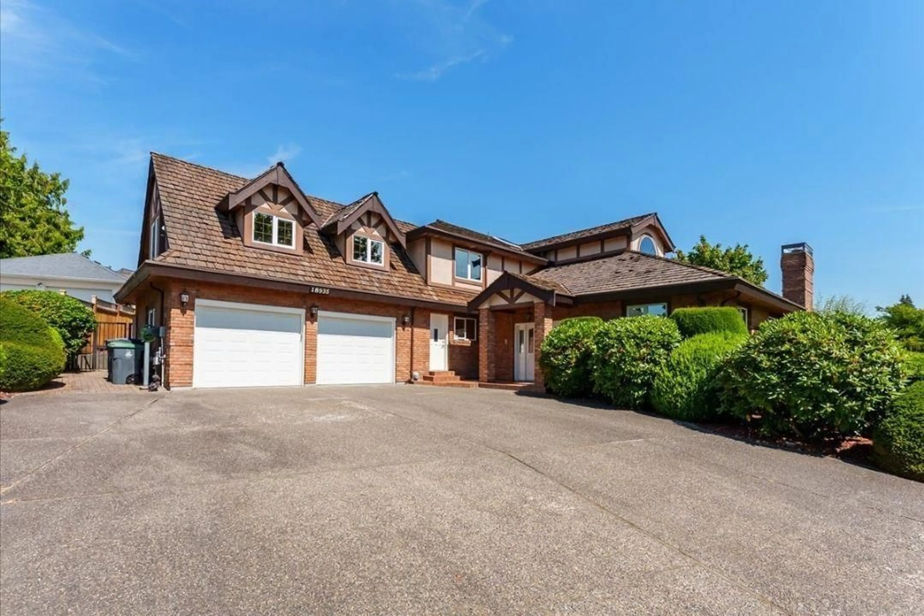Home with brick exterior material, street for 18935 57 AVENUE, Surrey British Columbia V3S7M4