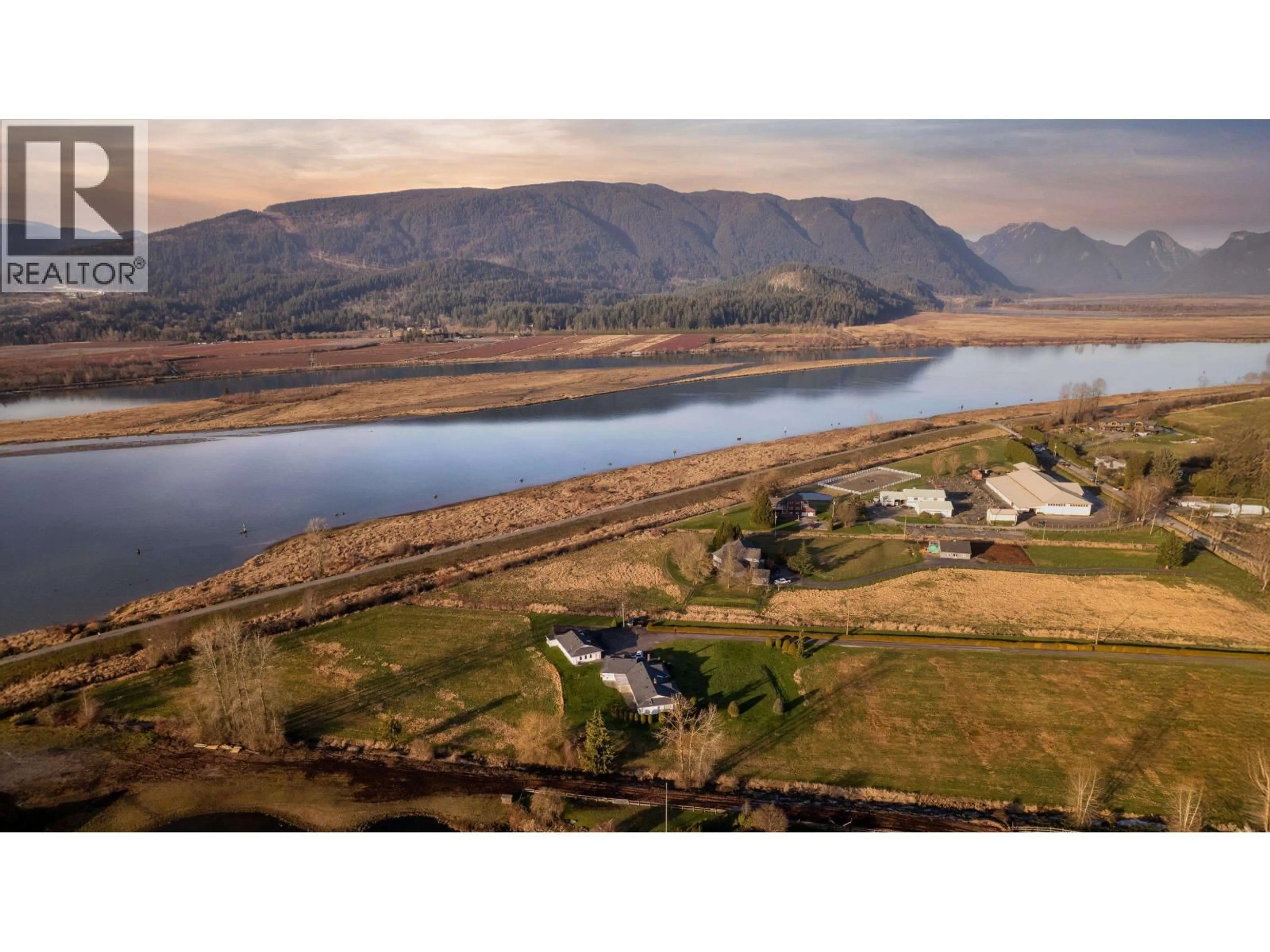 A pic from outside/outdoor area/front of a property/back of a property/a pic from drone, water/lake/river/ocean view for 15145 HARRIS ROAD, Pitt Meadows British Columbia V3Y1Z1