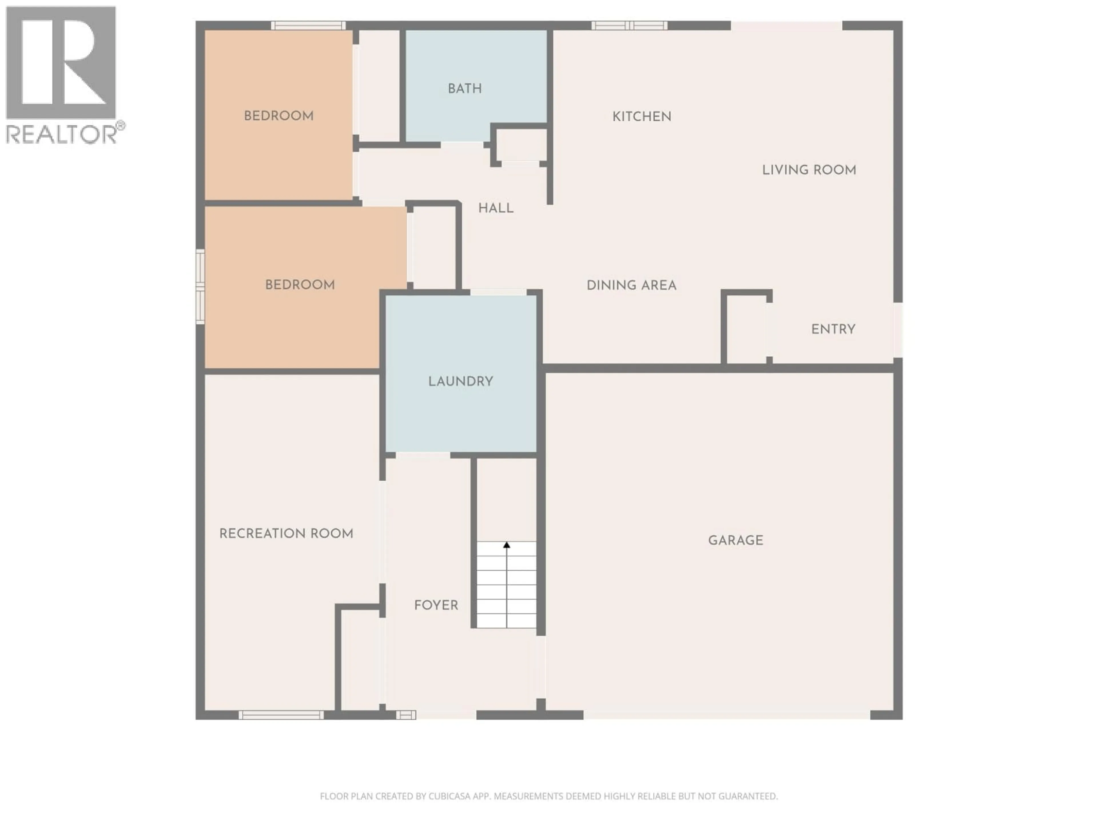 Floor plan for 7021 KENNEDY CRESCENT, Prince George British Columbia V2K2P9