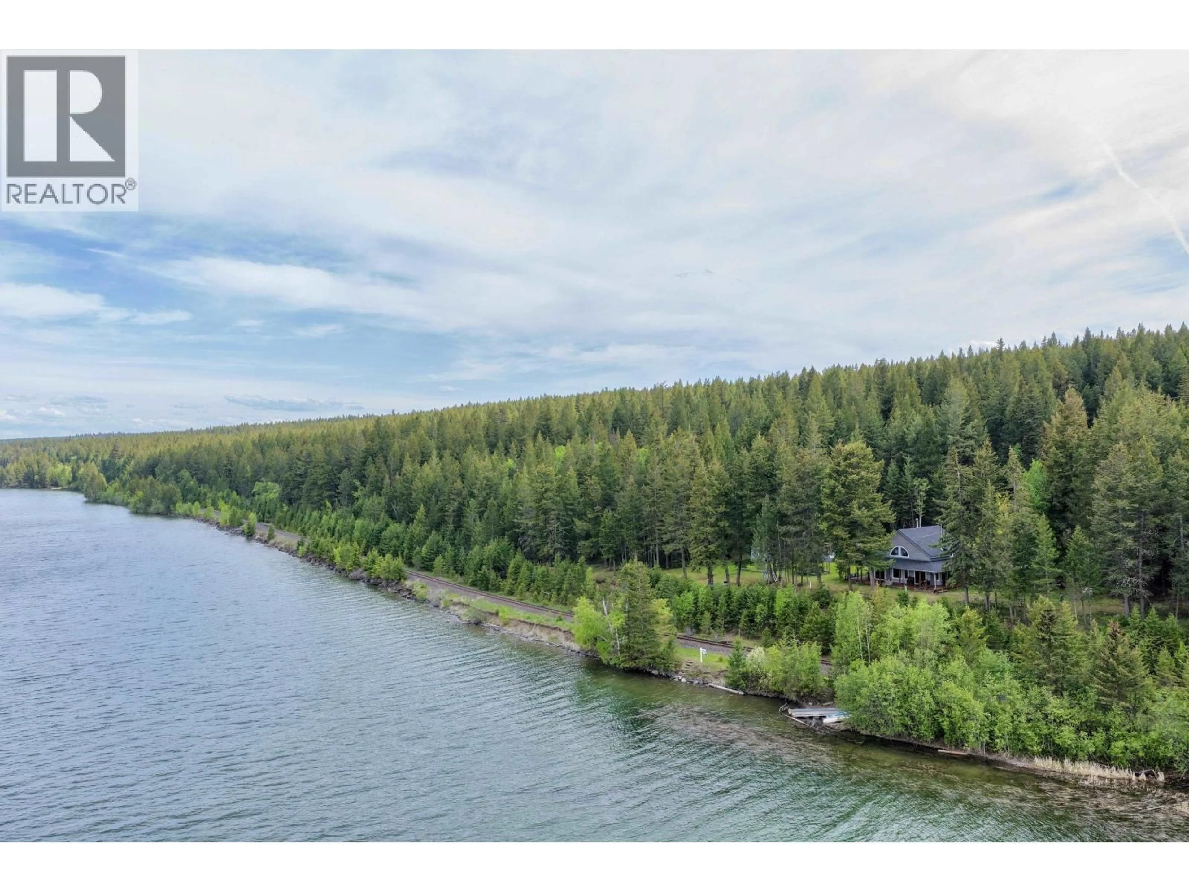 A pic from outside/outdoor area/front of a property/back of a property/a pic from drone, water/lake/river/ocean view for 4460 TATTON-HELENA FS ROAD, Lac La Hache British Columbia V0K1T0
