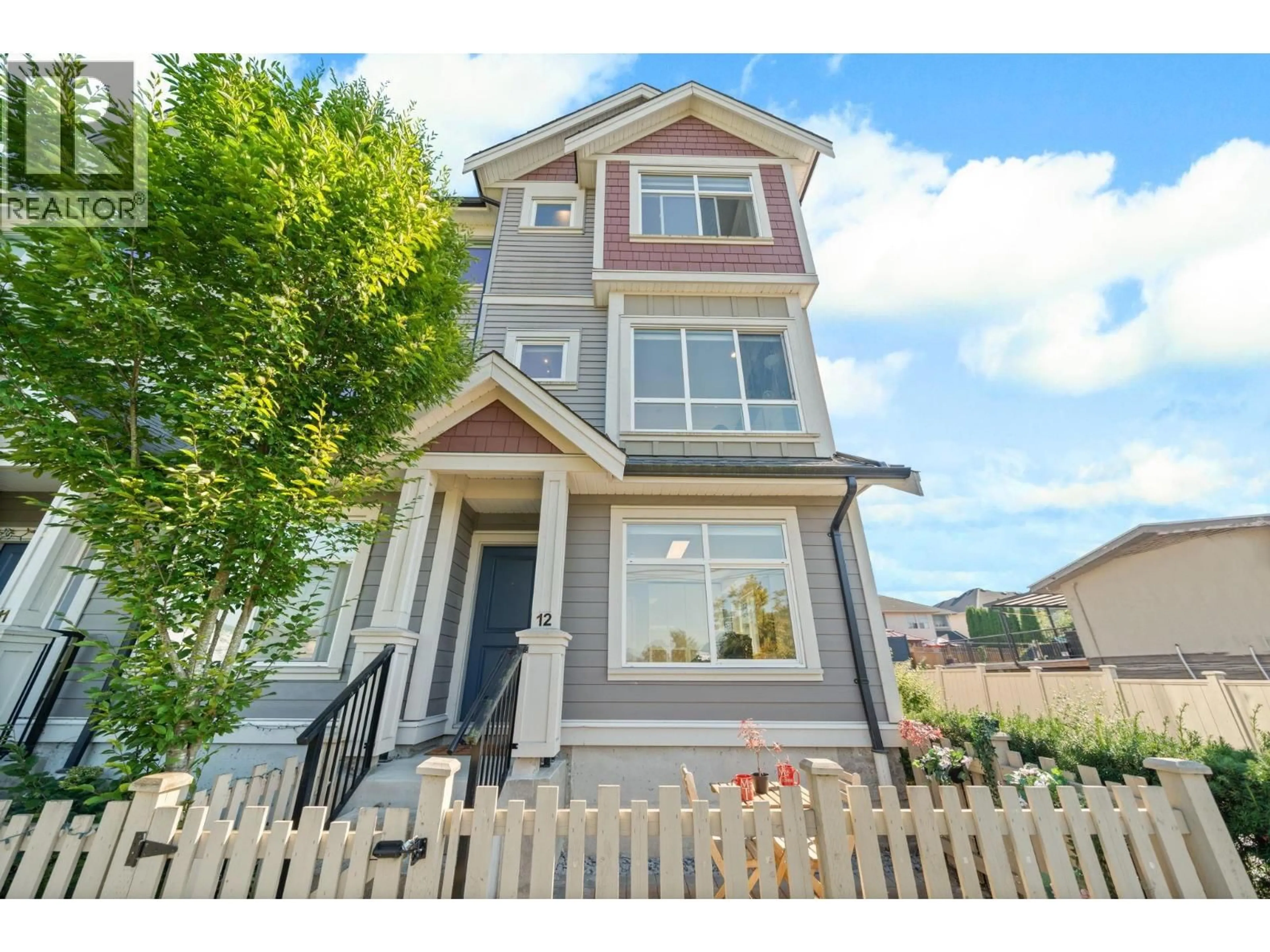 Home with vinyl exterior material, street for 12 - 22600 GILLEY ROAD, Richmond British Columbia V6V1E4