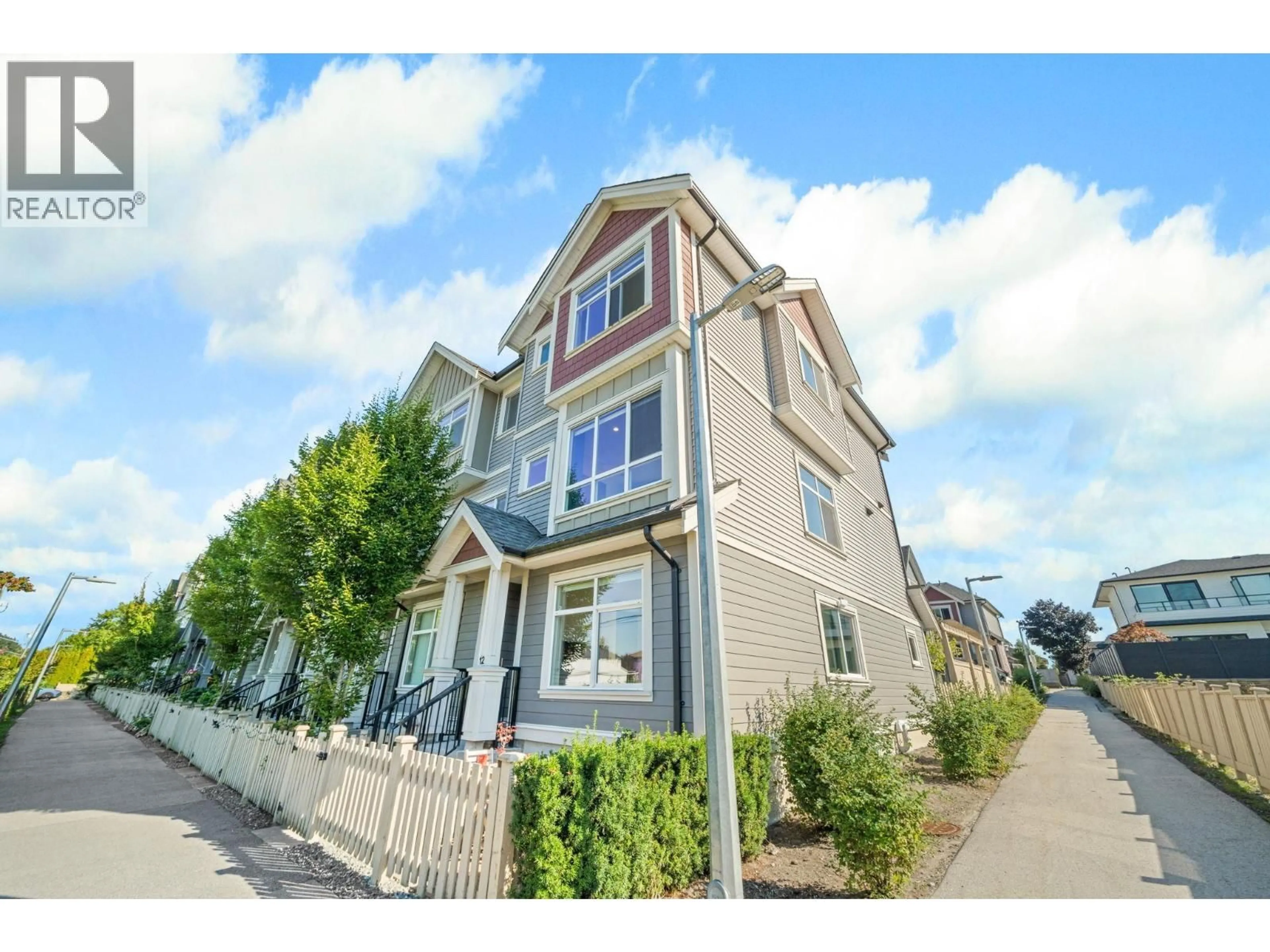 Home with vinyl exterior material, street for 12 - 22600 GILLEY ROAD, Richmond British Columbia V6V1E4