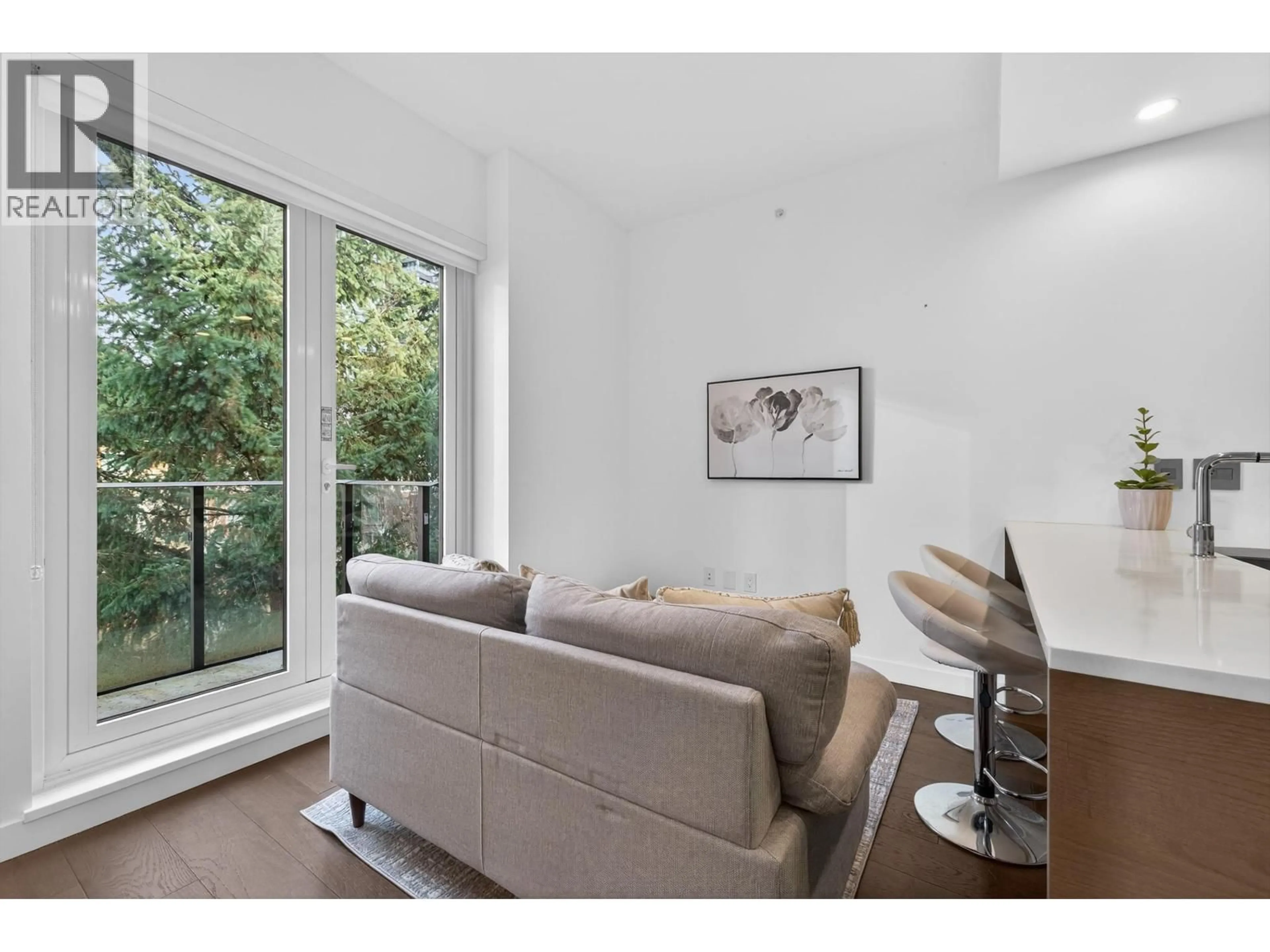 Living room with furniture, unknown for 408 - 5681 BIRNEY AVENUE, Vancouver British Columbia V6S0L5