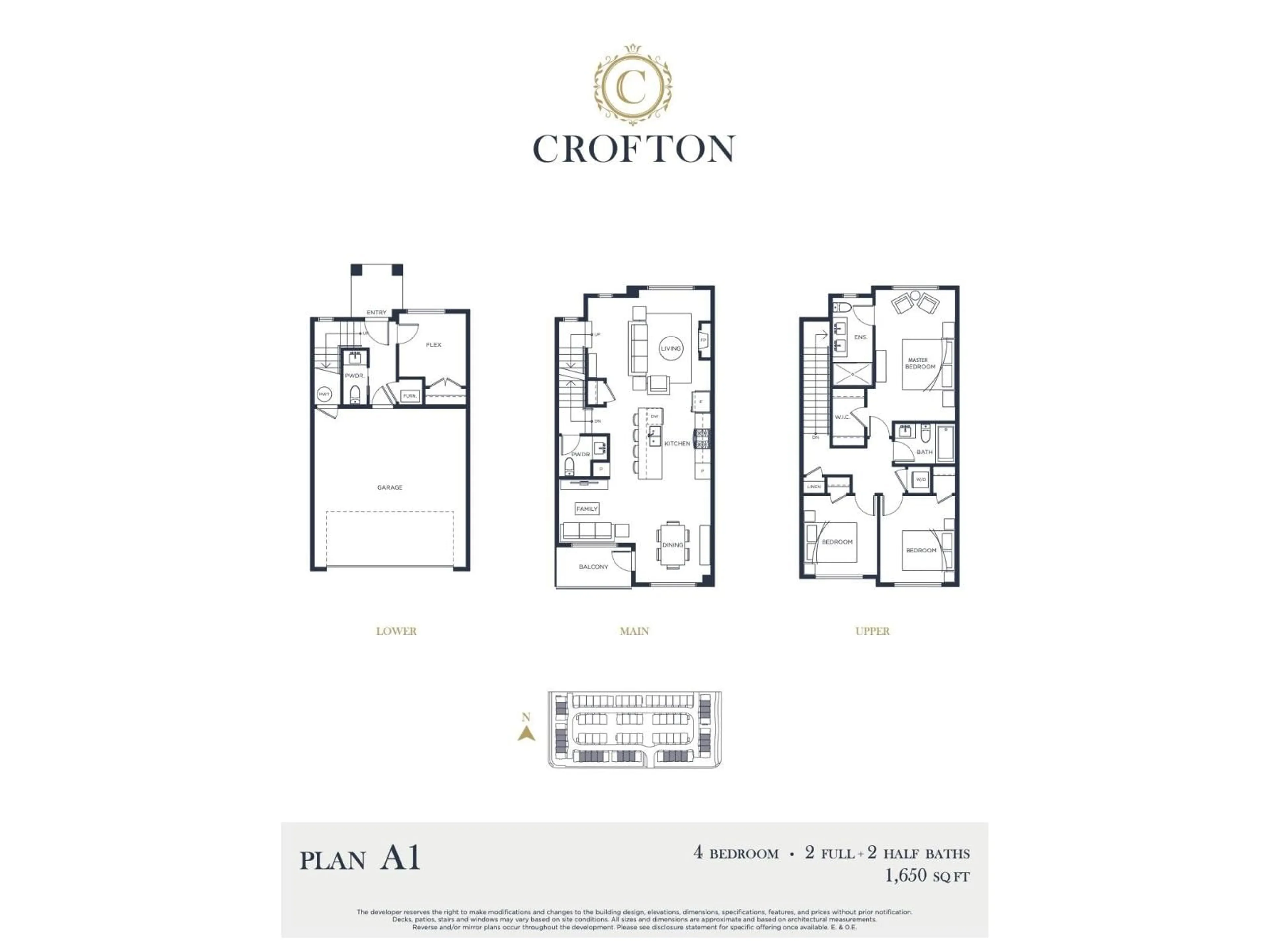 Floor plan for 53 - 20763 76 AVENUE, Langley British Columbia V2Y3N8