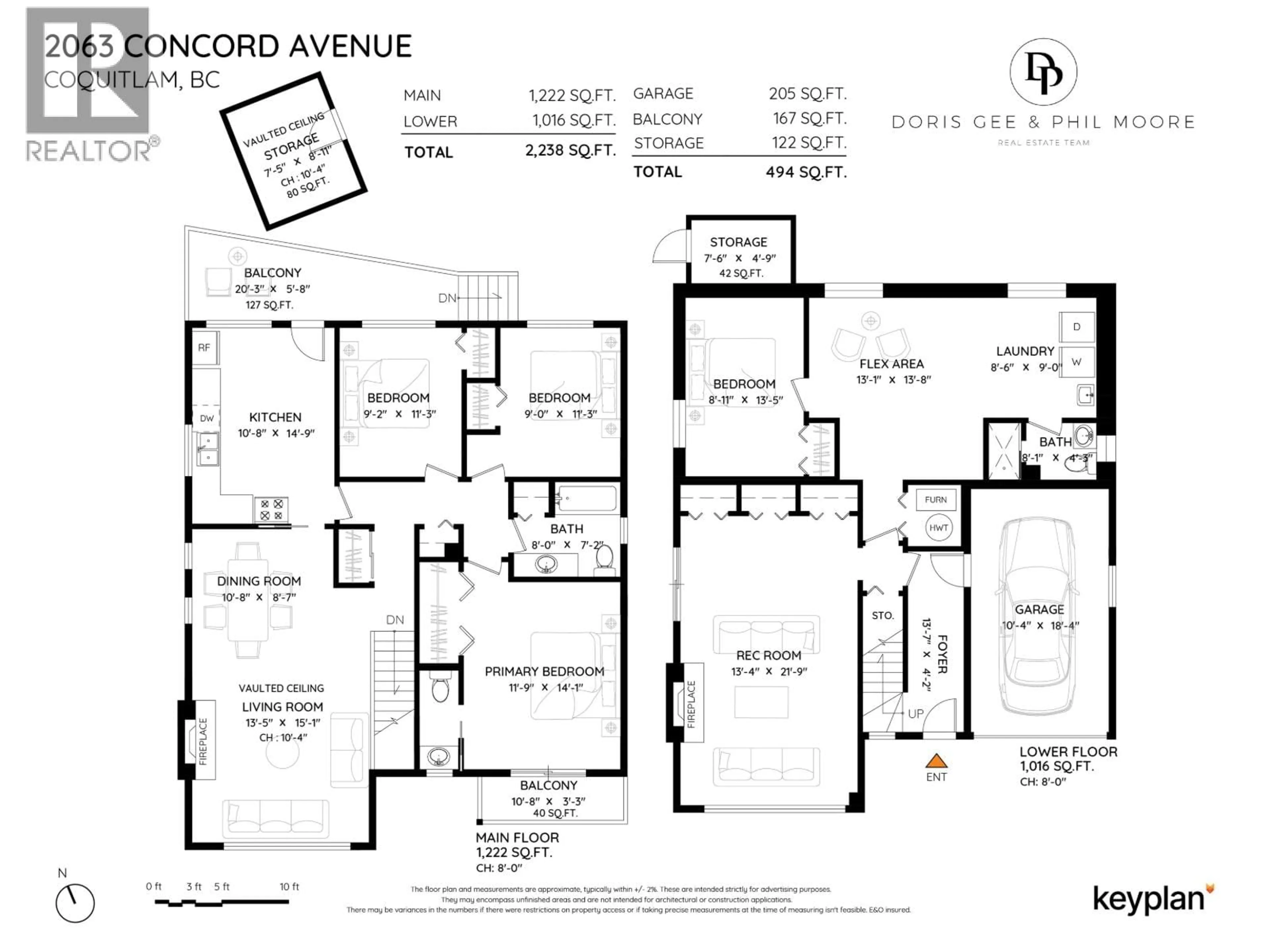 Floor plan for 2063 CONCORD AVENUE, Coquitlam British Columbia V3K1K4