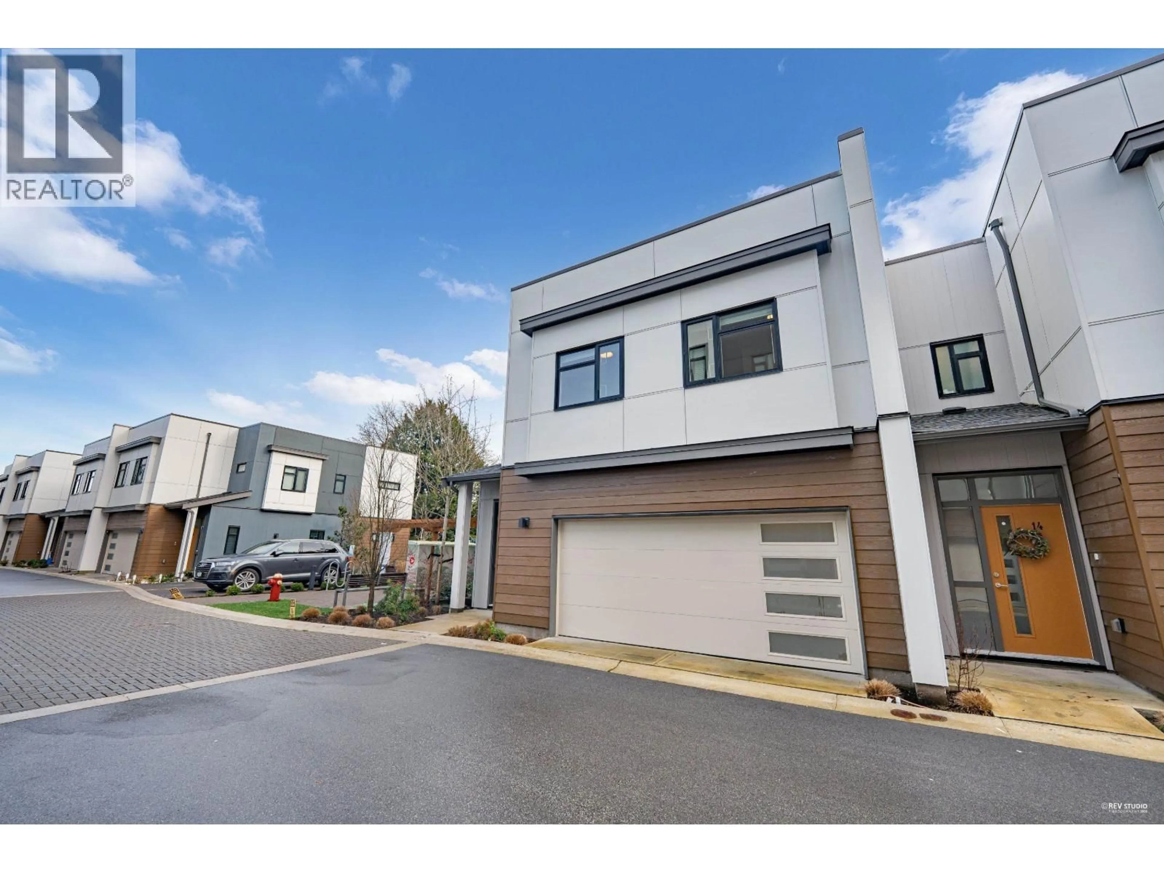 A pic from outside/outdoor area/front of a property/back of a property/a pic from drone, street for 15 - 7580 NO. 1 ROAD, Richmond British Columbia V7C0G6