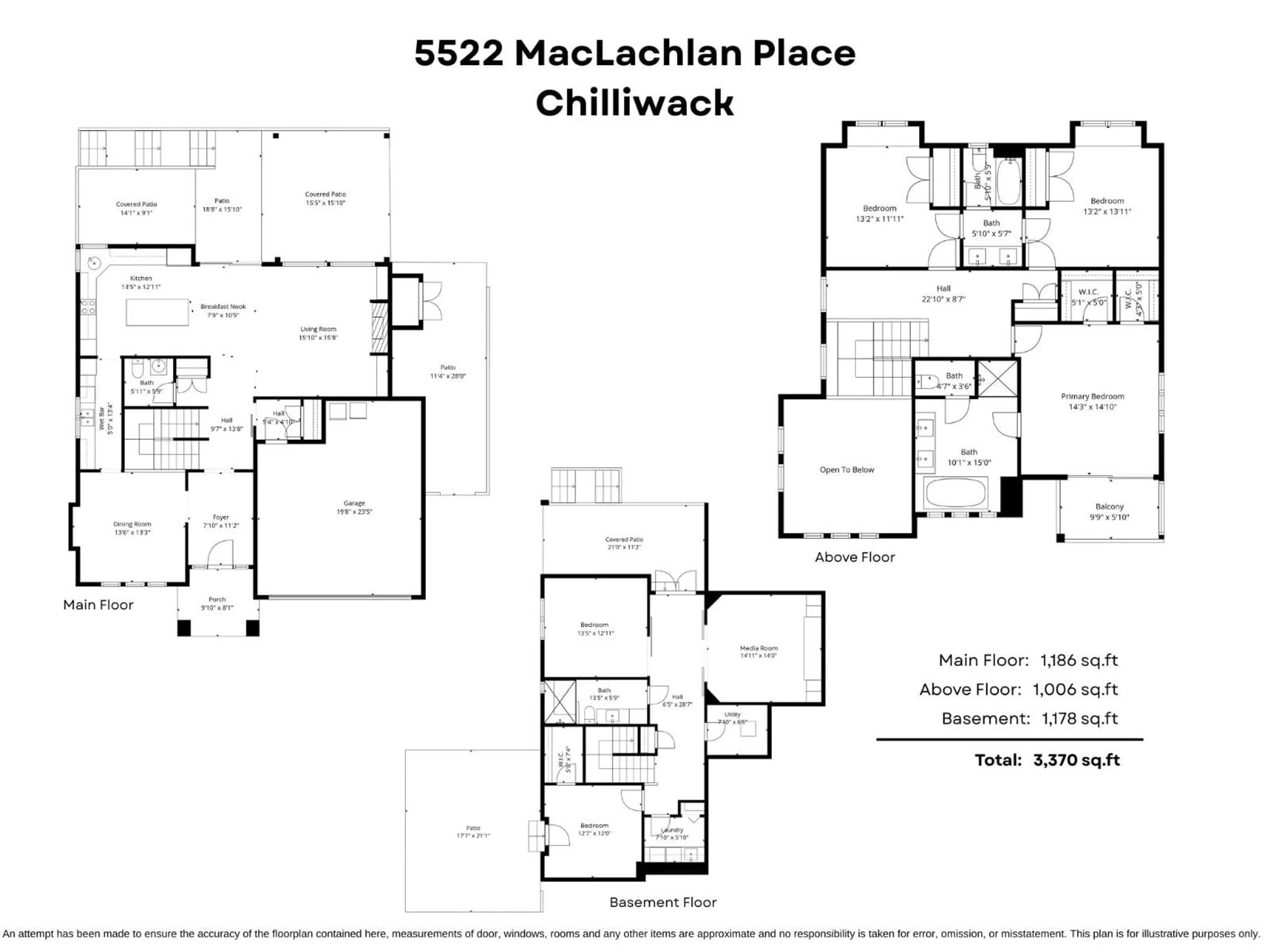 Floor plan for 5522 MACLACHLAN PLACE, Chilliwack British Columbia V2R0P3