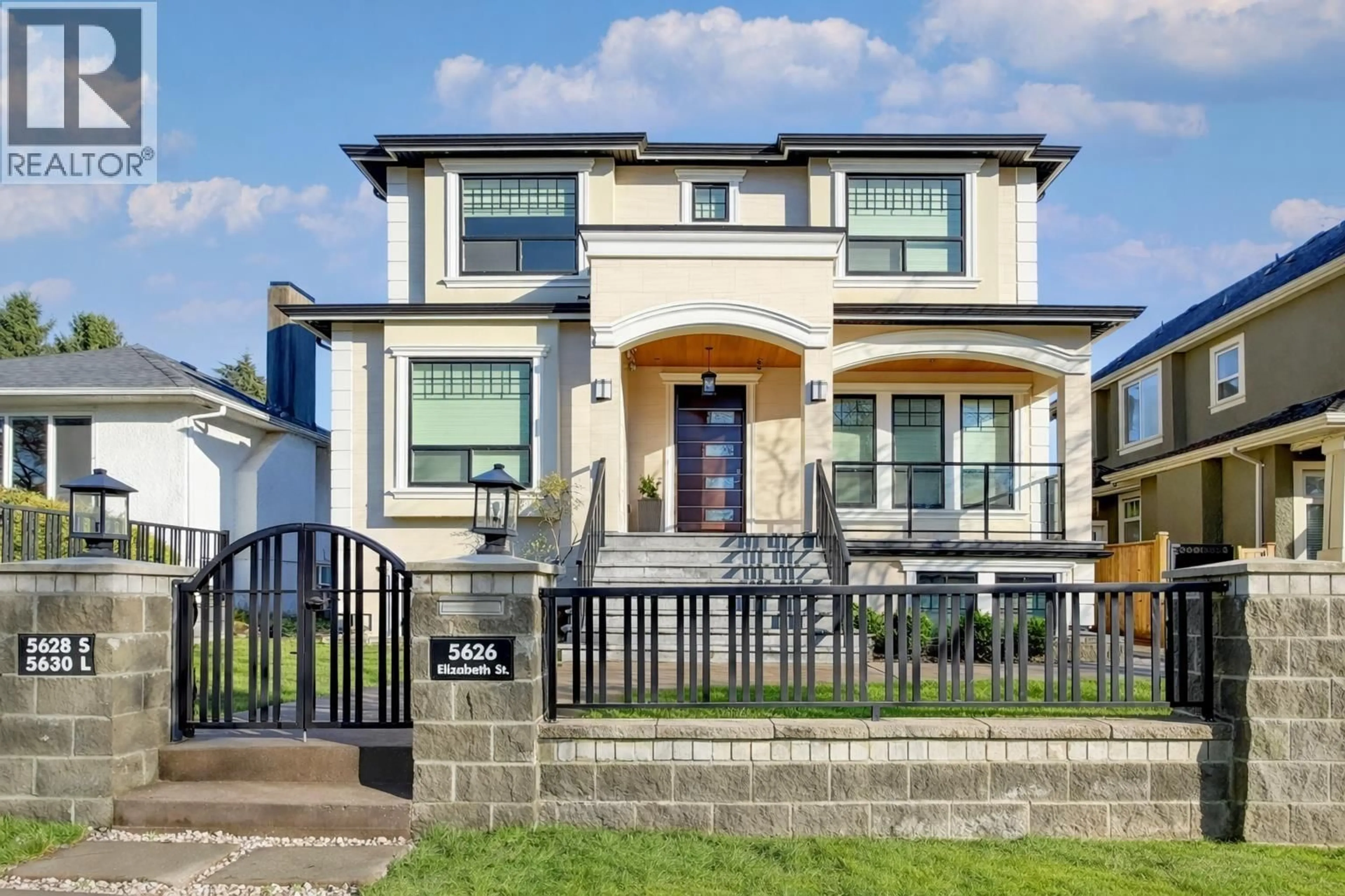Home with brick exterior material, street for 5626 ELIZABETH STREET, Vancouver British Columbia V5Y3J9