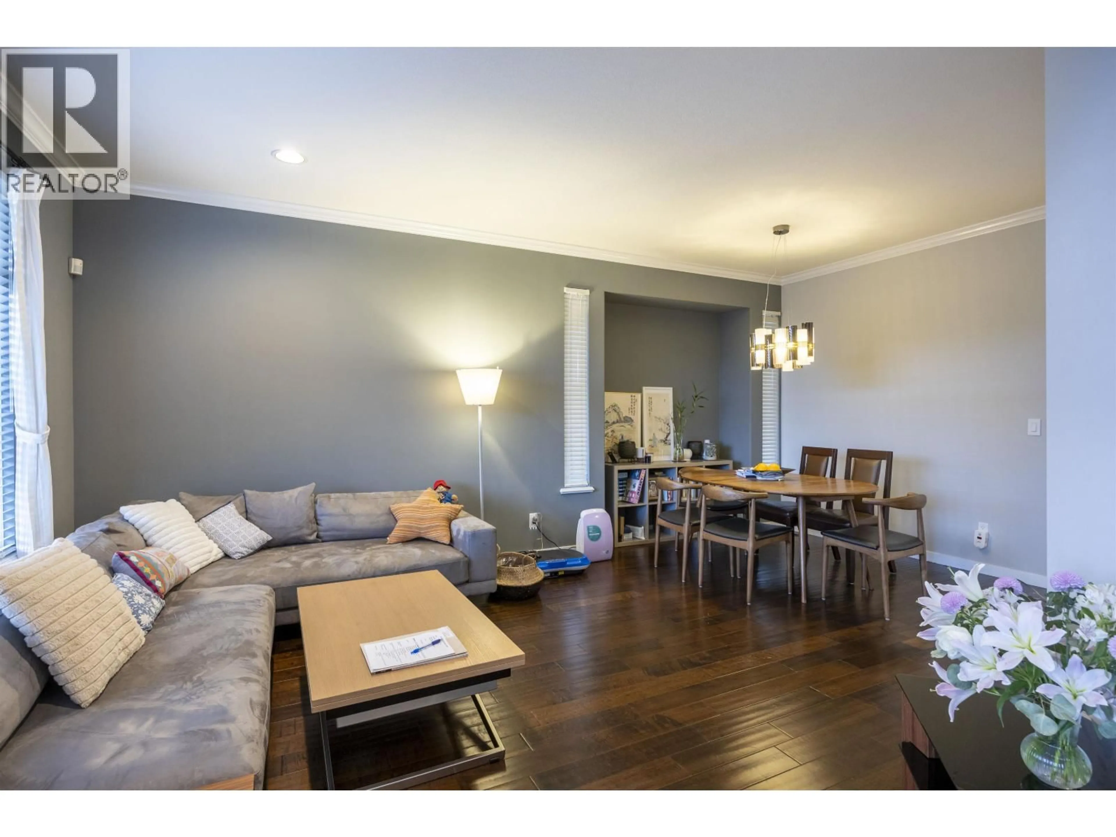 Living room with furniture, wood/laminate floor for 2503 QUARTZ PLACE, Coquitlam British Columbia V3E3K9