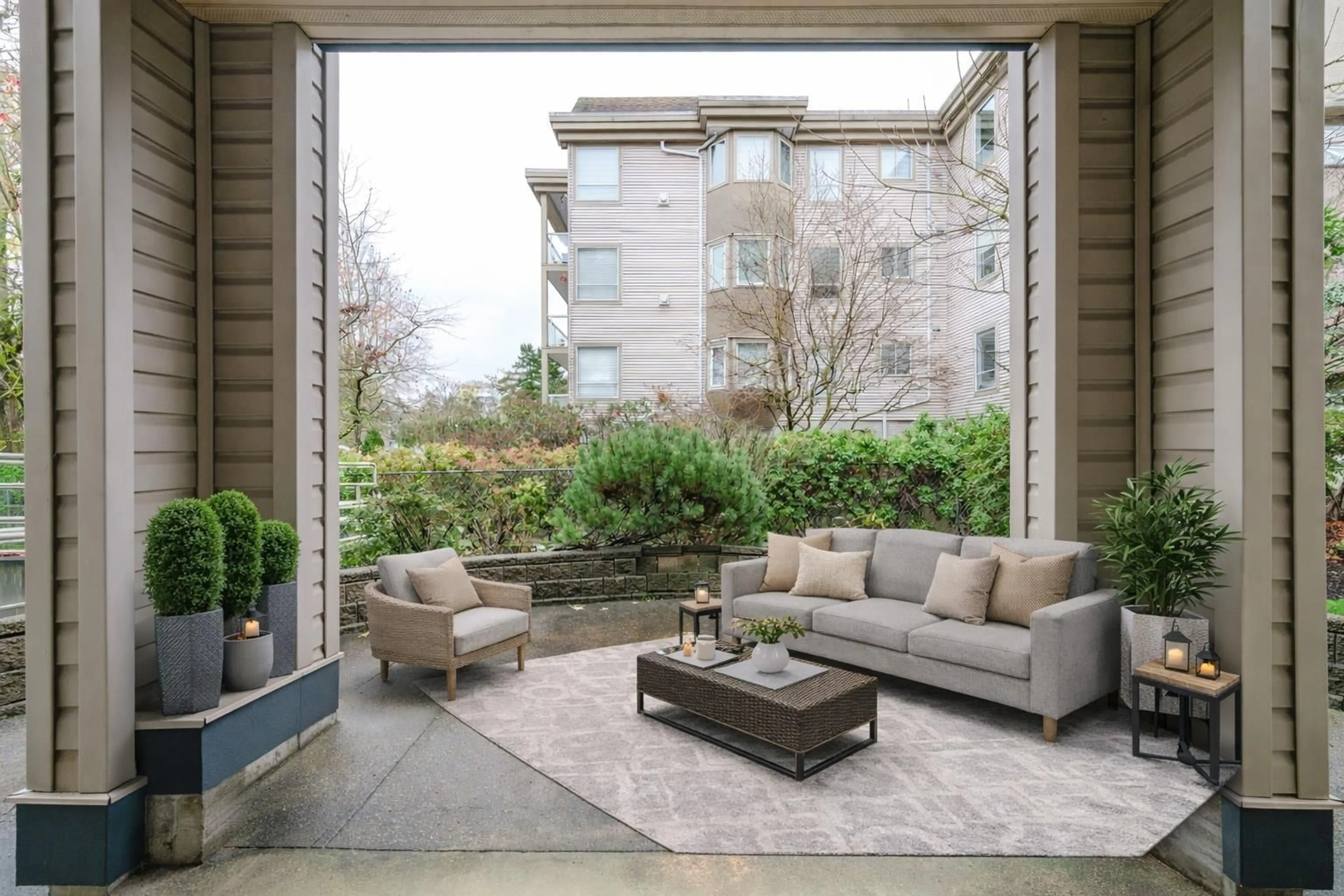 Patio, street for 107 - 20237 54 AVENUE, Langley British Columbia V3A3W2