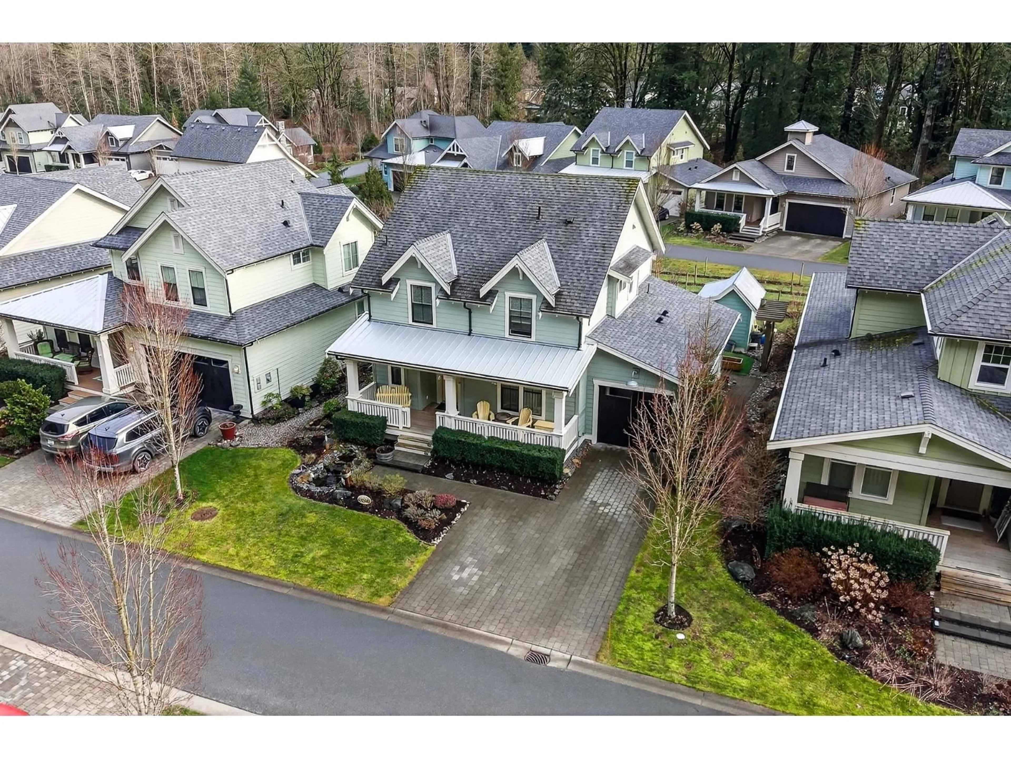 A pic from outside/outdoor area/front of a property/back of a property/a pic from drone, street for 43346 OLD ORCHARD LANE, Lindell Beach British Columbia V2R0Z4